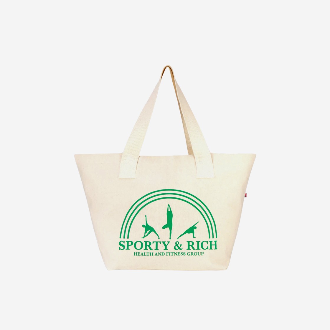 Sporty & Rich Fitness Group Tote Natural Kelly Green 상세 이미지 1