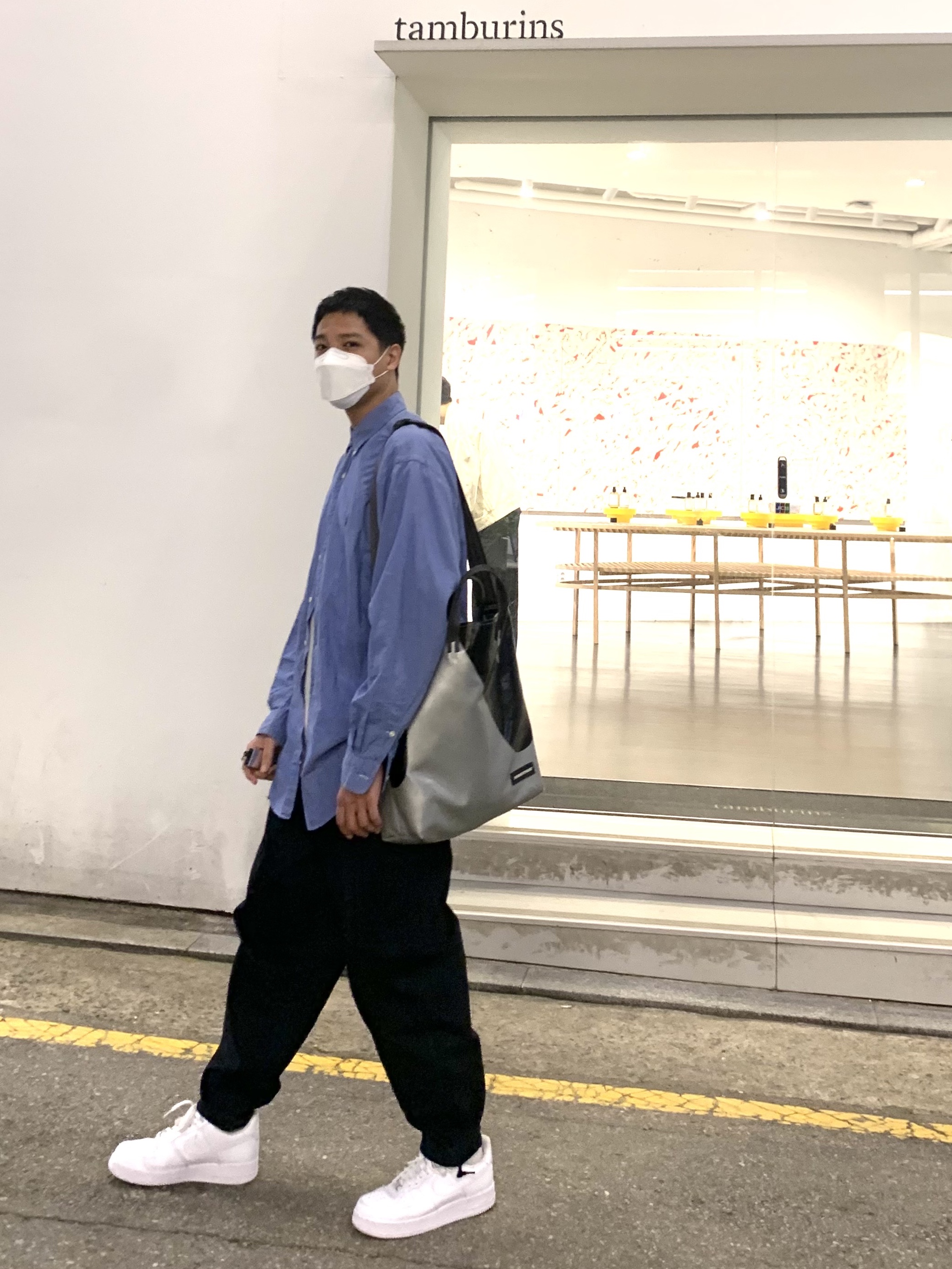 Nike Air Force 1 '07 Low White 착용 스타일