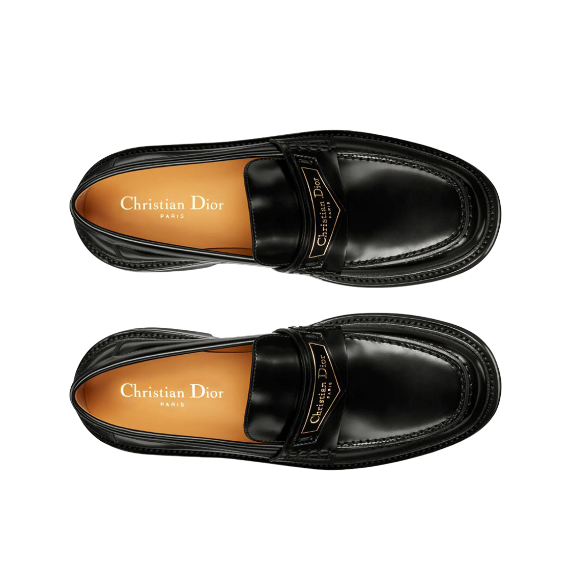 (W) 디올 보이 로퍼 브러쉬드 카프스킨 블랙((W) Dior Boy Loafer Brushed Calfskin Black) - 2