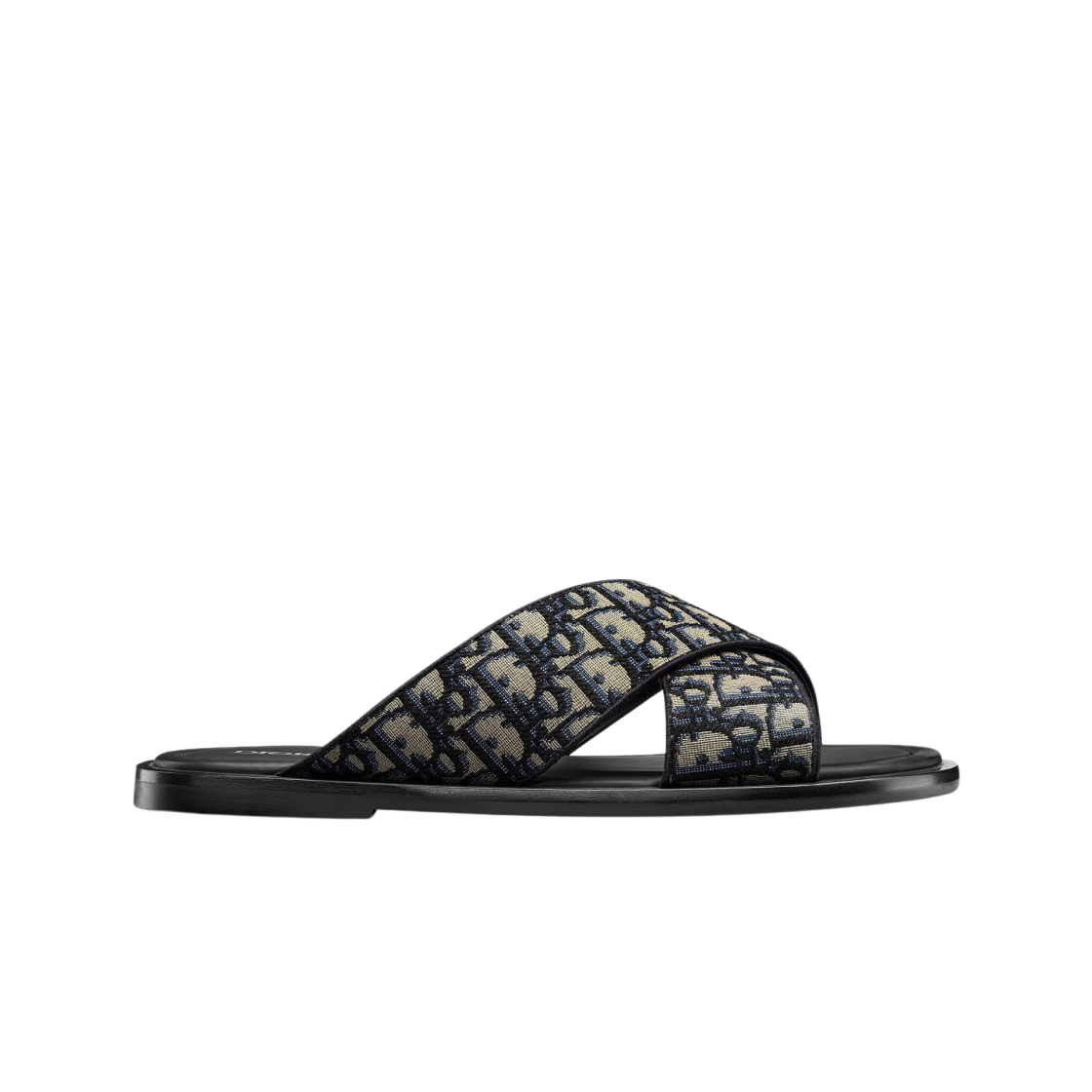 3SA126ZSA-H961 Dior Alias Sandal Beige & Black Dior Oblique Jacquard