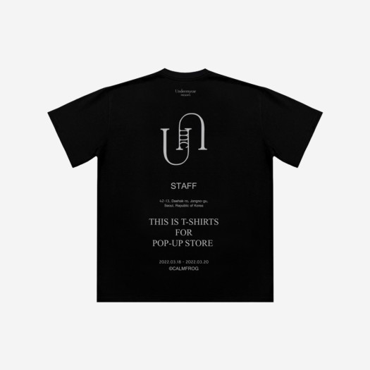 Undermycar Shinsegae Pop-Up T-Shirt Monochrome - 22SS