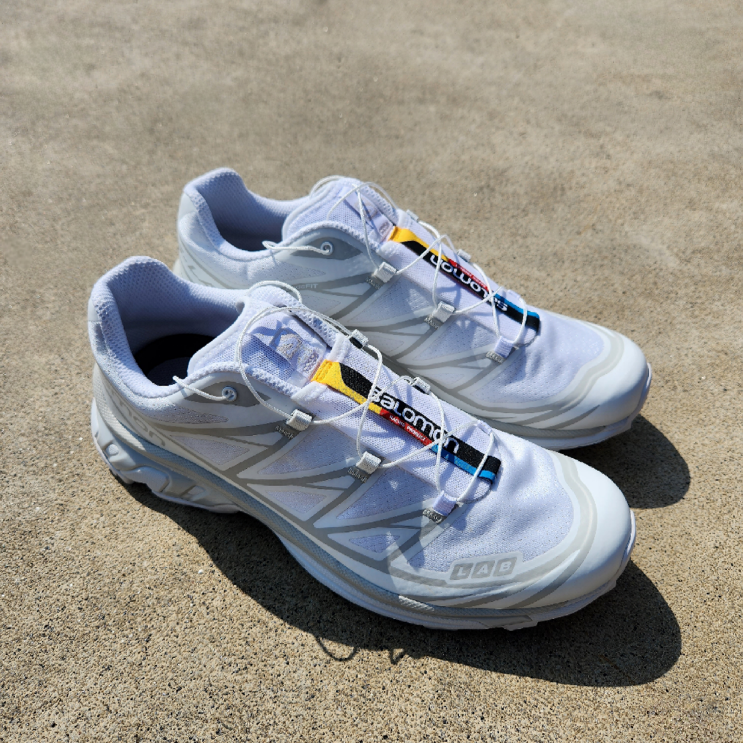 Salomon XT-6 ADV White 착용 스타일