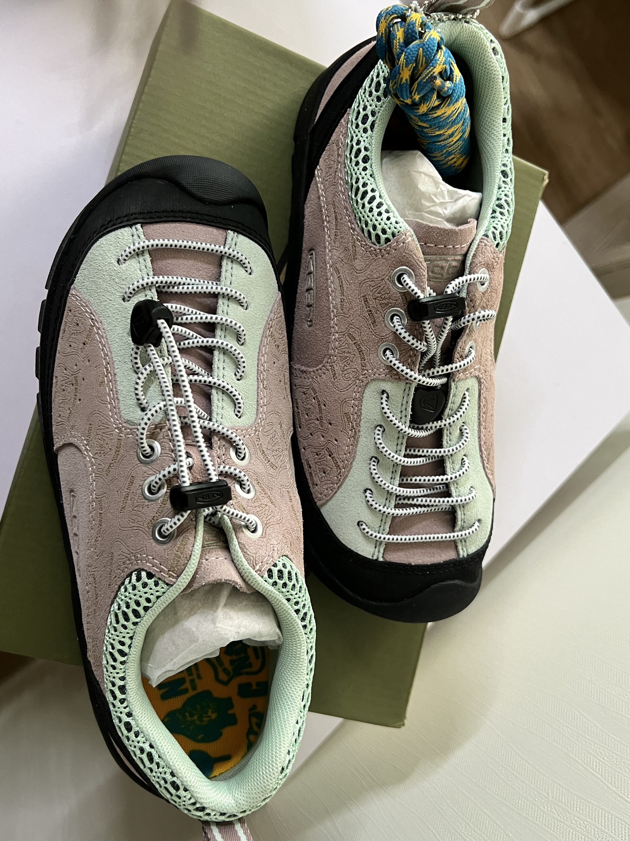 (W) Keen Jasper Rocks SP Sneakers NAC Field 착용 스타일 - 2