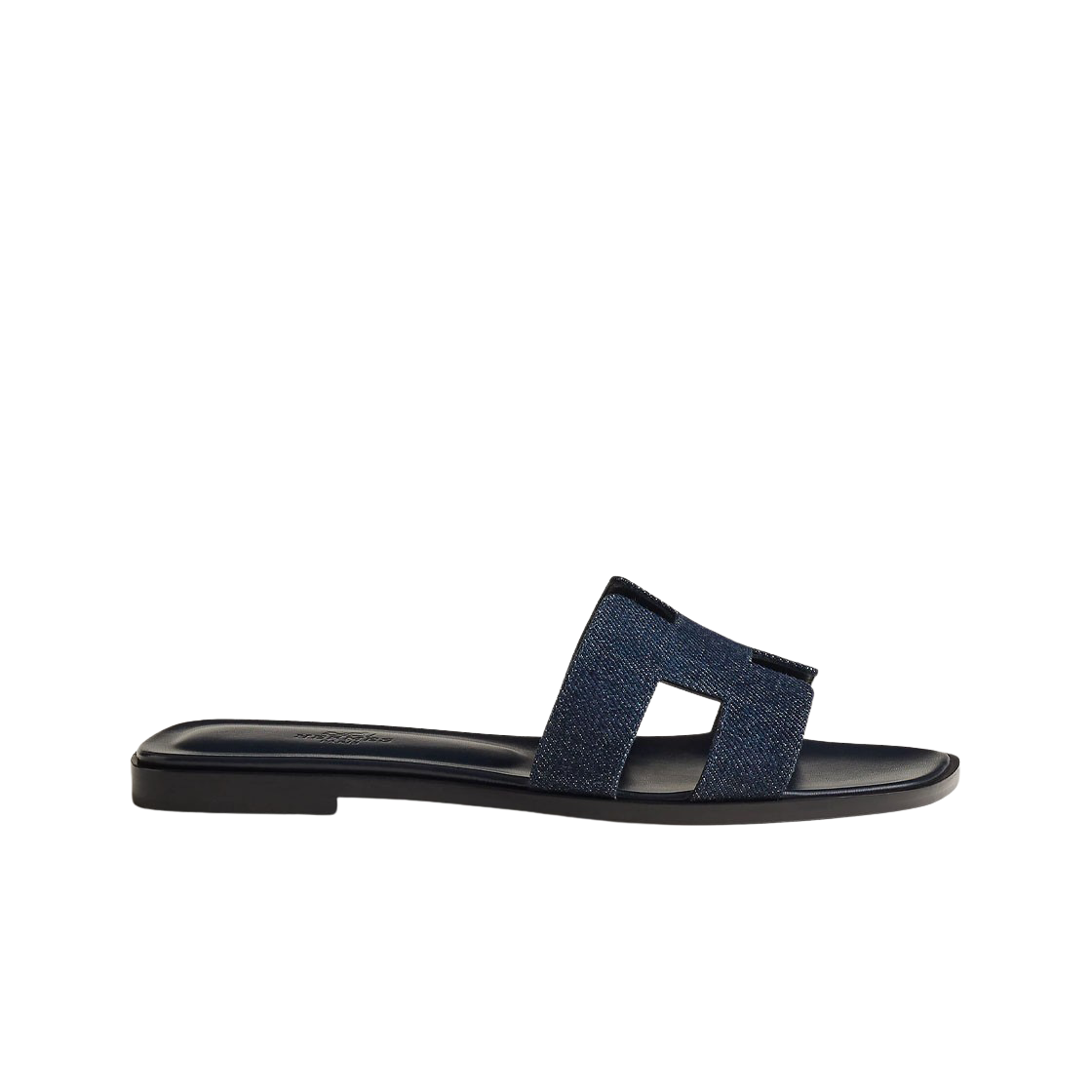 (W) 에르메스 오란 샌들 데님 & 블루 브뤼((W) Hermes Oran Sandal Denim & Bleu Brut) - 1