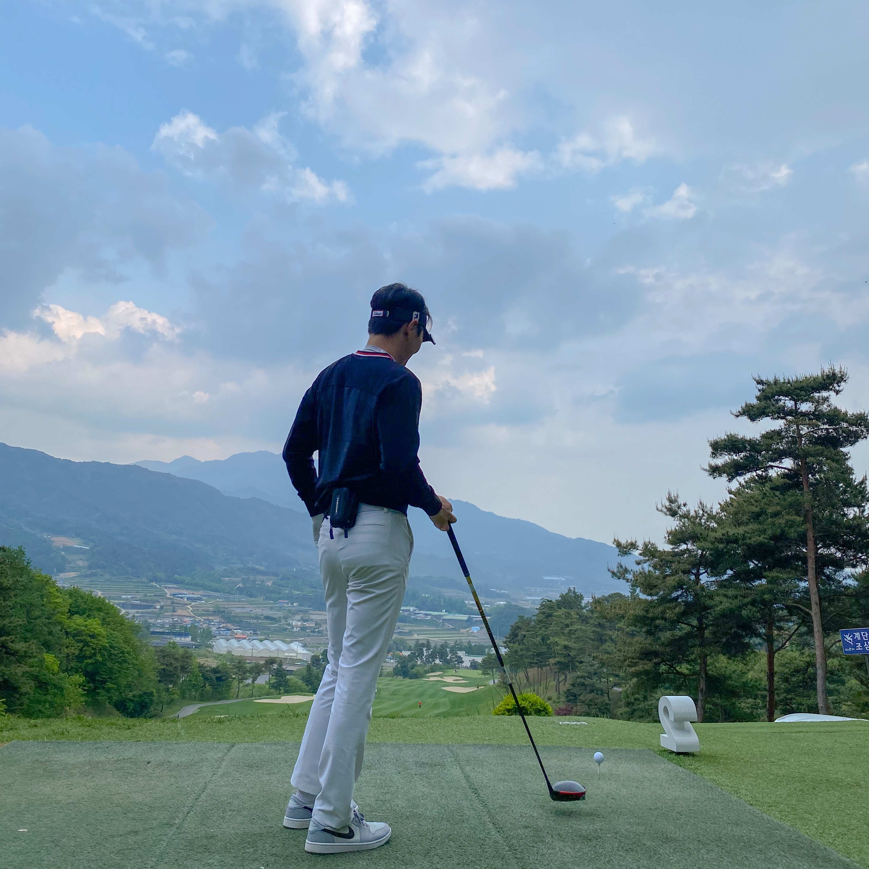 Jordan 1 Low Golf Wolf Grey 착용 스타일