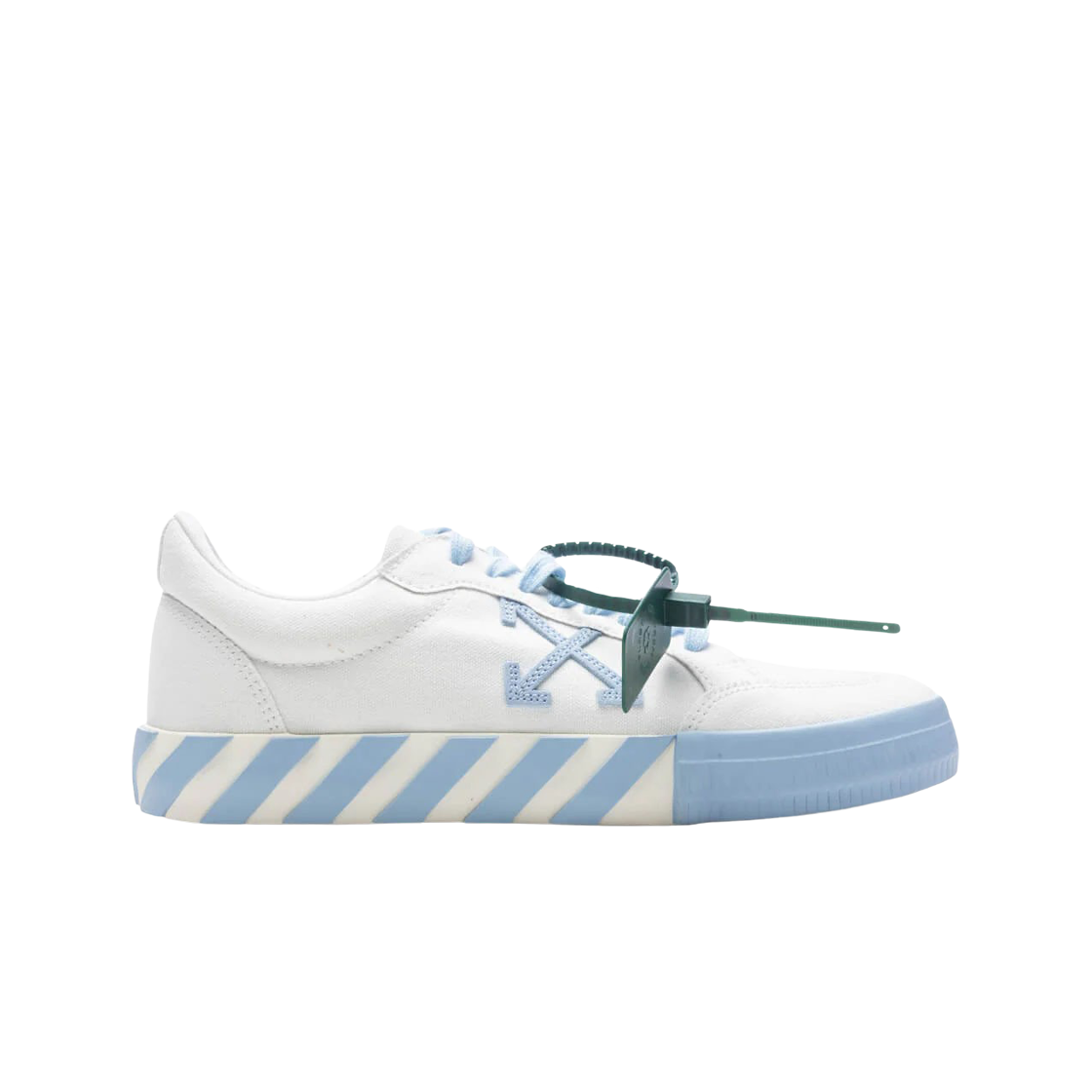 오프화이트 애로우 로우 벌크 스니커즈 화이트 라이트 블루 - 22FW(Off-White Arrow Low Vulcanized Sneakers White Light Blue - 22FW) - 1