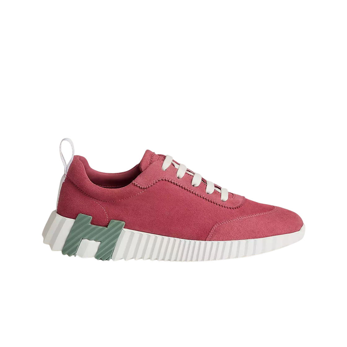(W) 에르메스 바운싱 스니커즈 스웨이드 고트스킨 & 로즈 아프로디테((W) Hermes Bouncing Sneakers Suede Goatskin & Rose Aphrodite) - 1