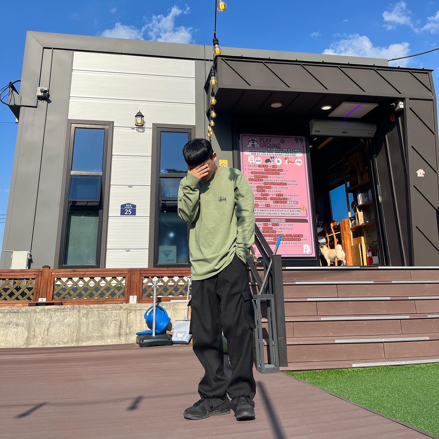 Stussy Basic Stussy LS T-Shirt Black 2022, Nike Dunk Low Retro Black 착용 스타일