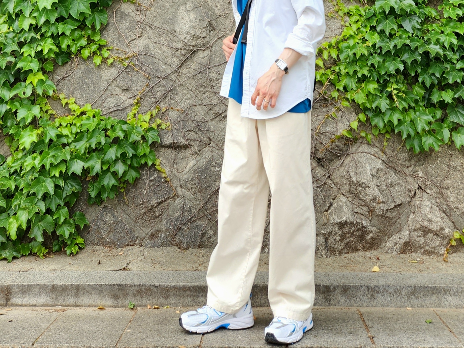 New Balance 530 Sky Blue, [30% 적립] Polo Ralph Lauren Classic Fit Garment Dyed Oxford Shirt White 착용 스타일