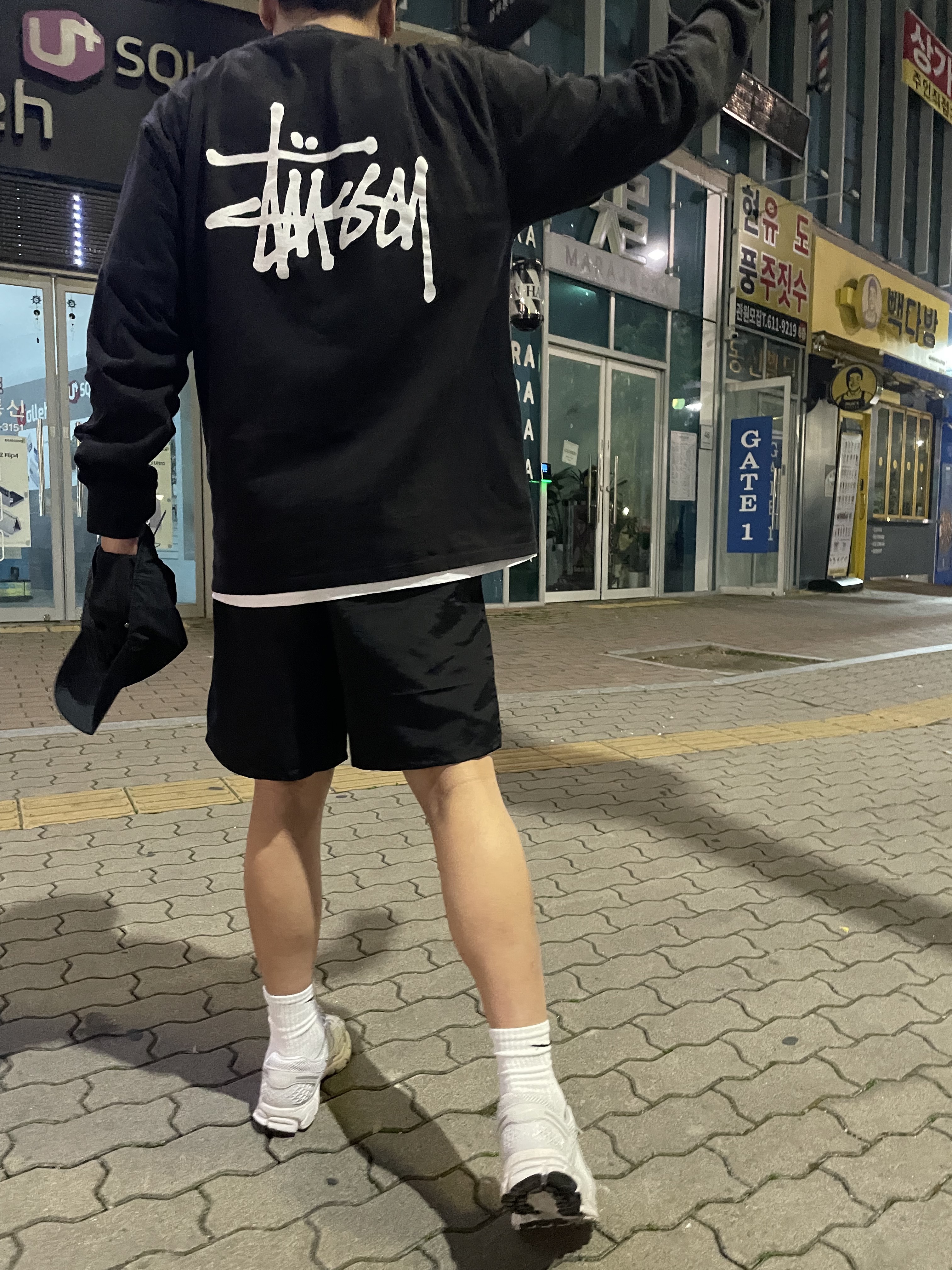 Nike Zoom Vomero 5 SP Vast Grey 2023, Stussy Stock Water Shorts Black 착용 스타일