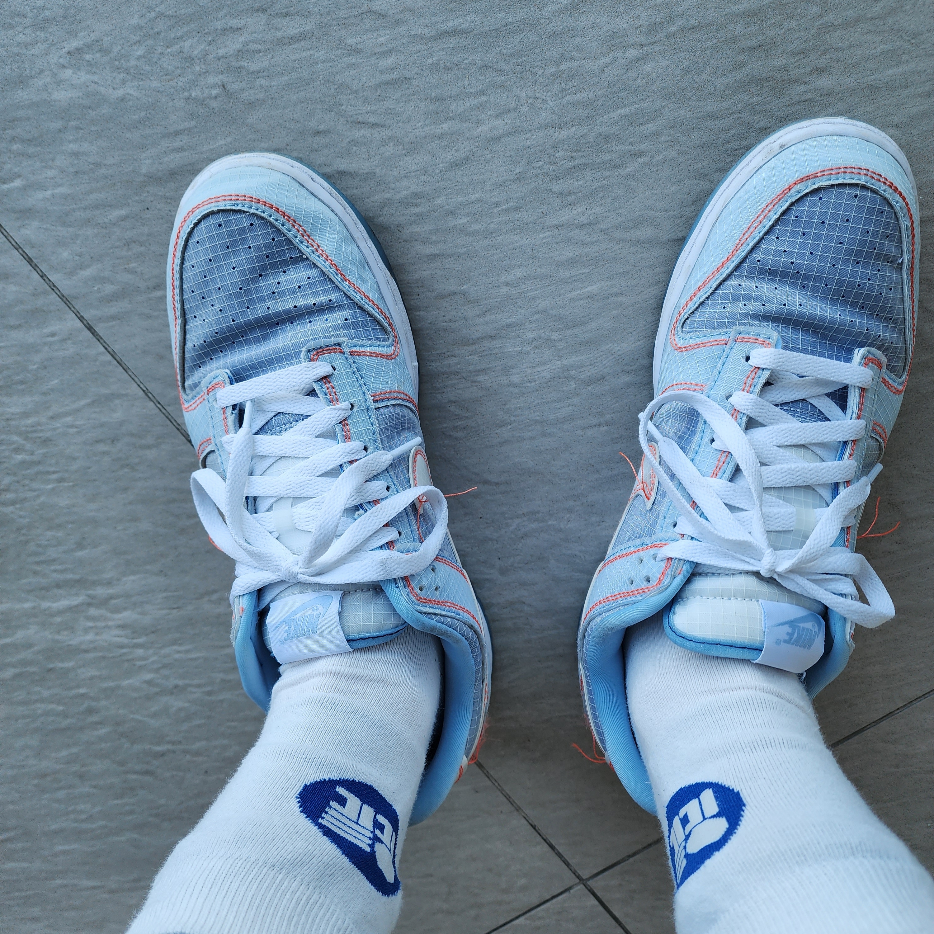 Nike x Union Dunk Low Passport Pack Argon 착용 스타일