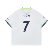 Nike Tottenham Hotspur 2022/23 Dri-Fit Stadium Home Jersey White Son (Premier League Full Marking Ver.)
