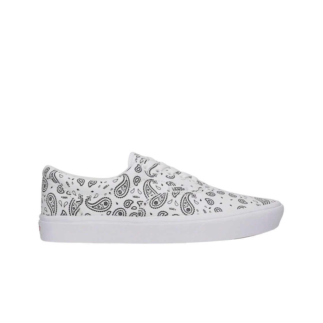 반스 컴피쿠시 에라 페이즐리 트루 화이트 블랙(Vans ComfyCush Era Paisley True White Black) - 1