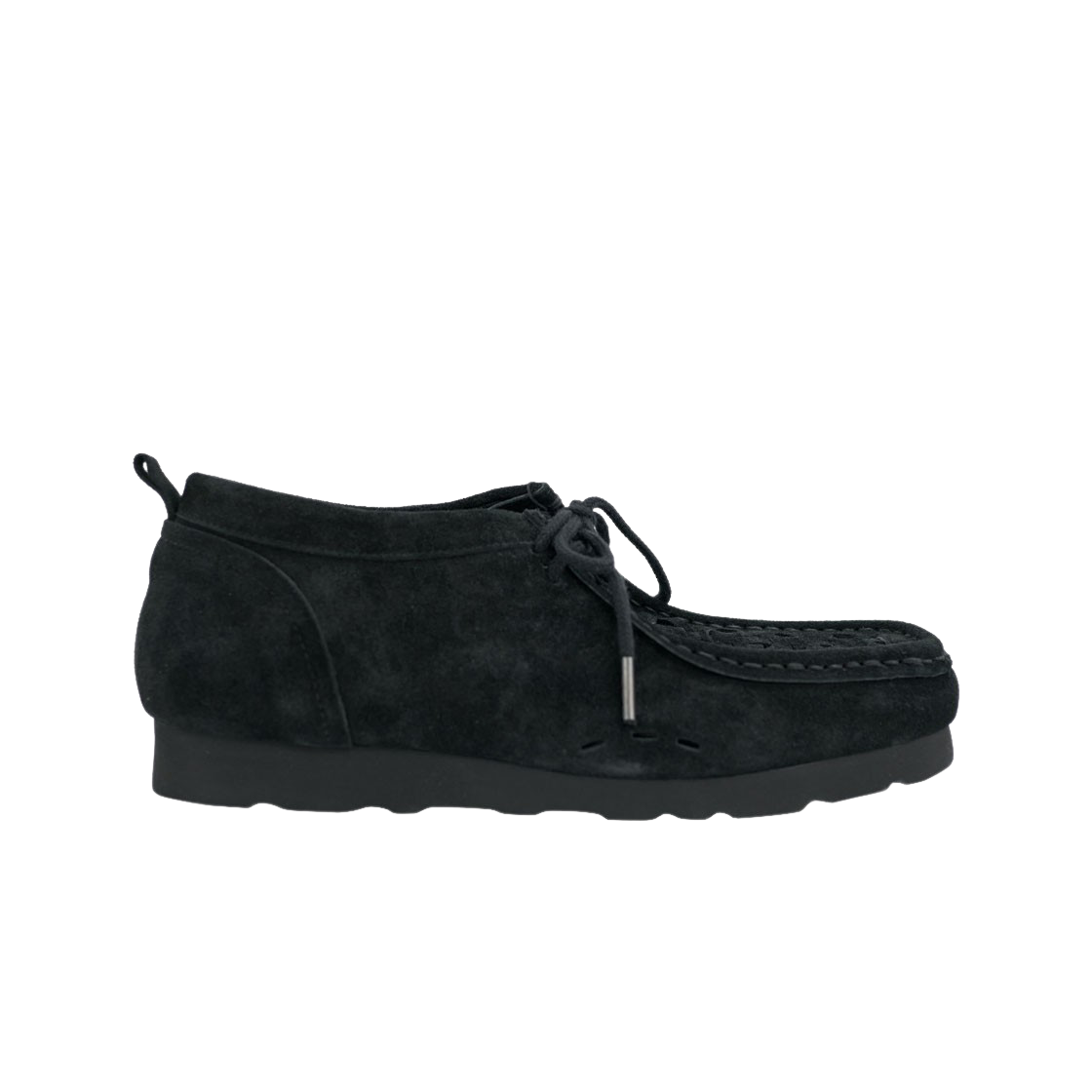 [프리오더] 폴리테루 왈라비 슈즈 우븐 블랙([프리오더] Polyteru Wallabee Shoes Woven Black)