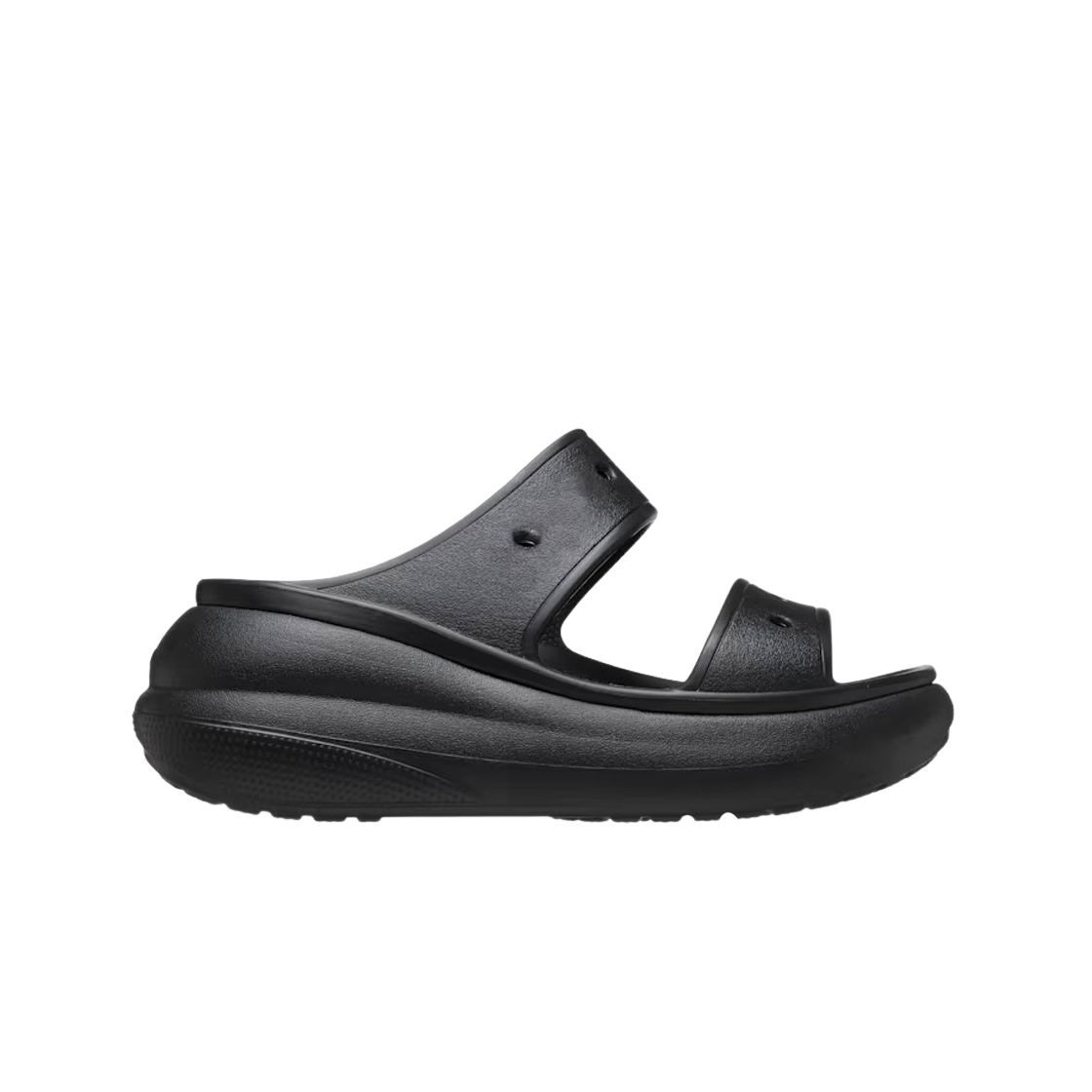 Crocs Classic Crush Sandal Black 상세 이미지 1