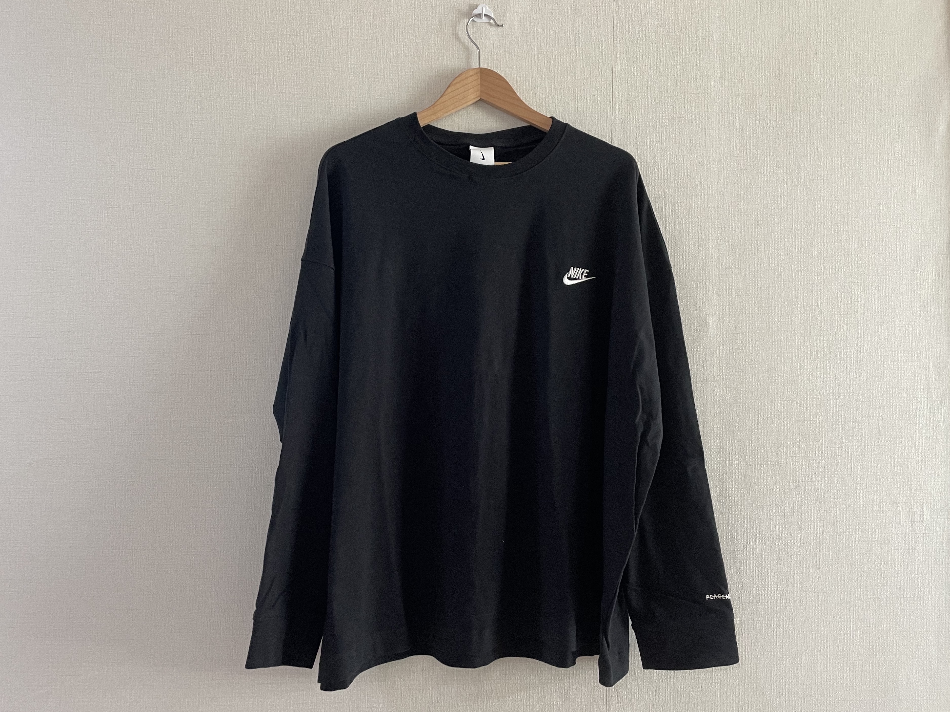 Nike x Peaceminusone LS T-Shirt Black (DR0098-010) 착용 스타일 - 2