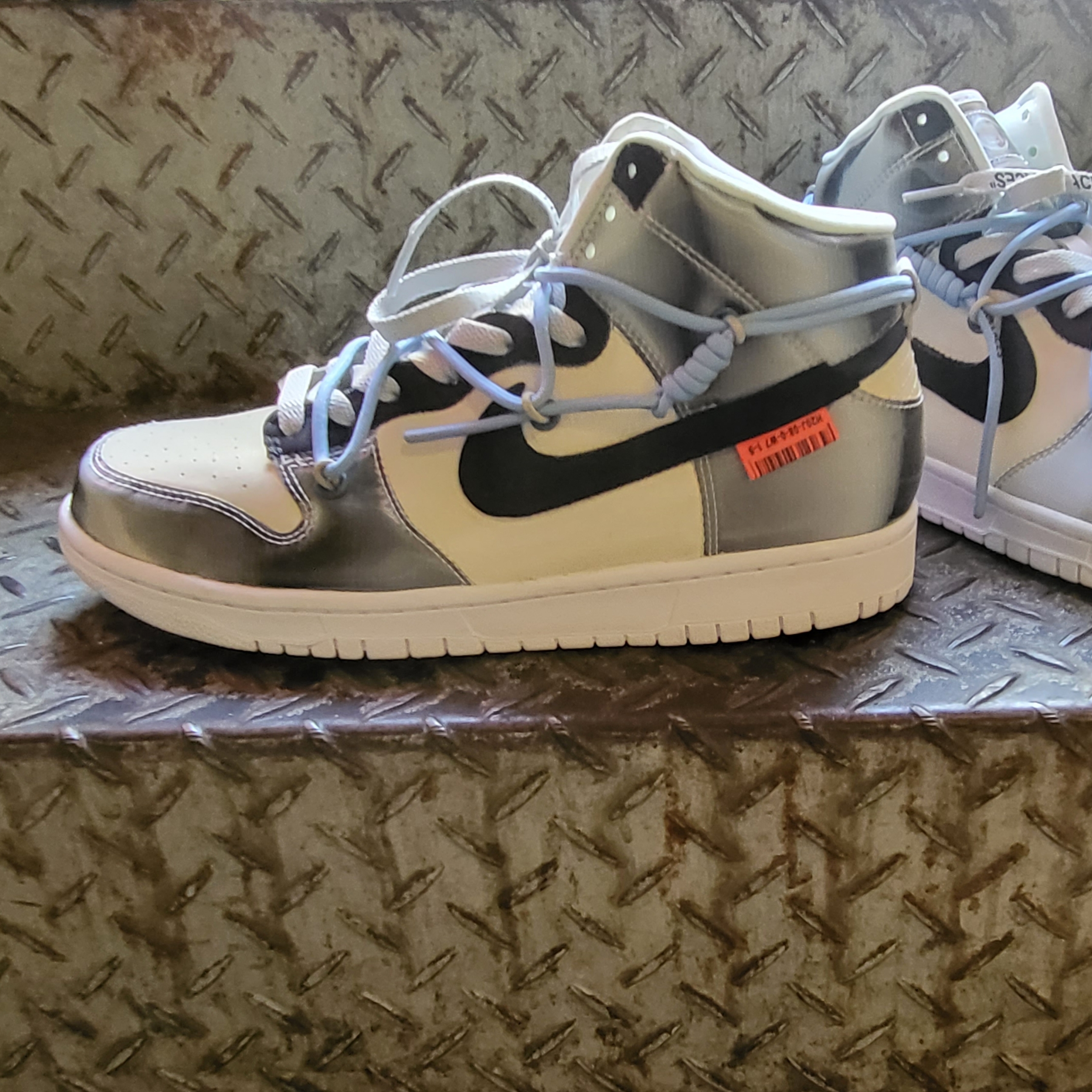Nike x Clot Dunk High Flux 착용 스타일 - 2