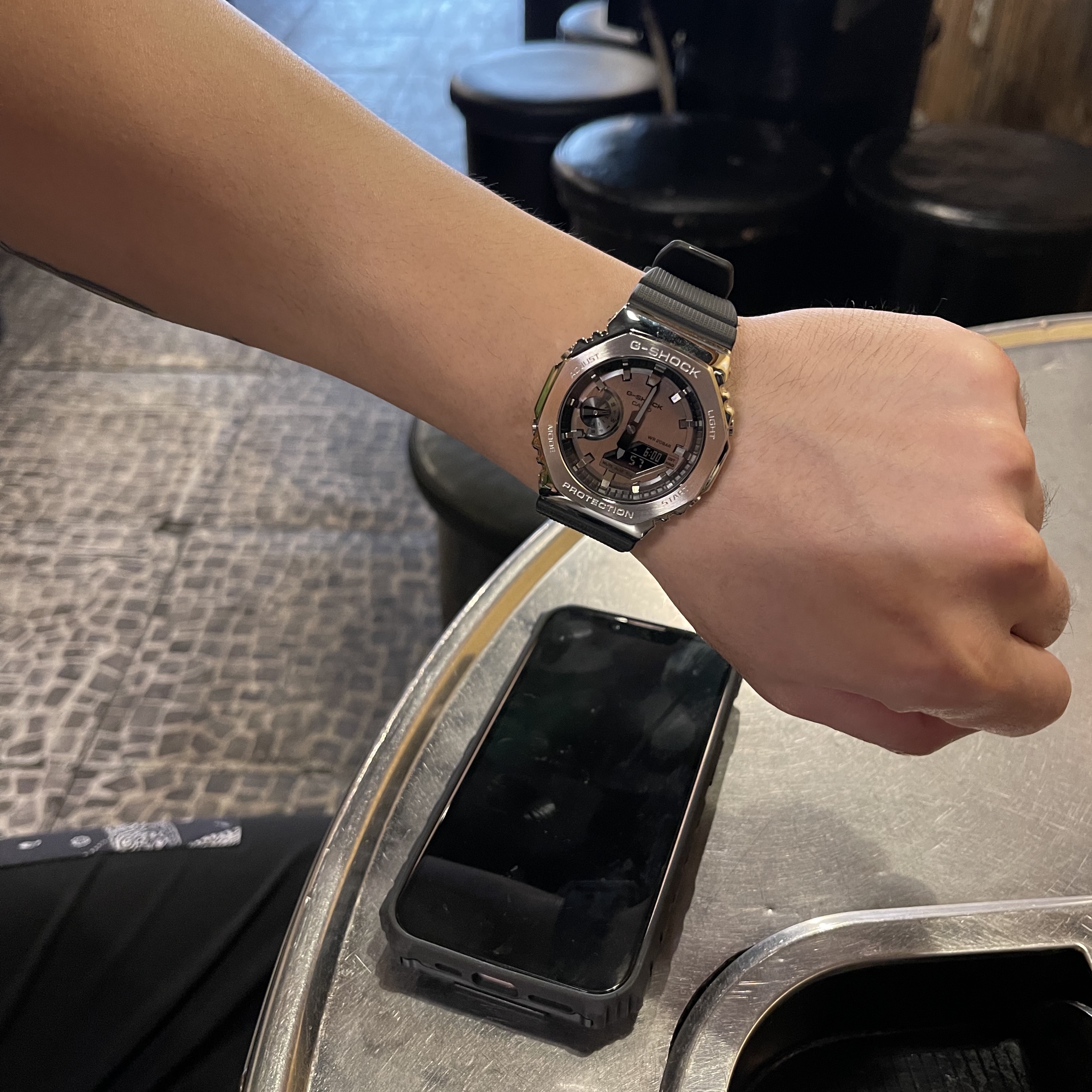 Casio G-Shock GM-2100-1A 착용 스타일 - 3