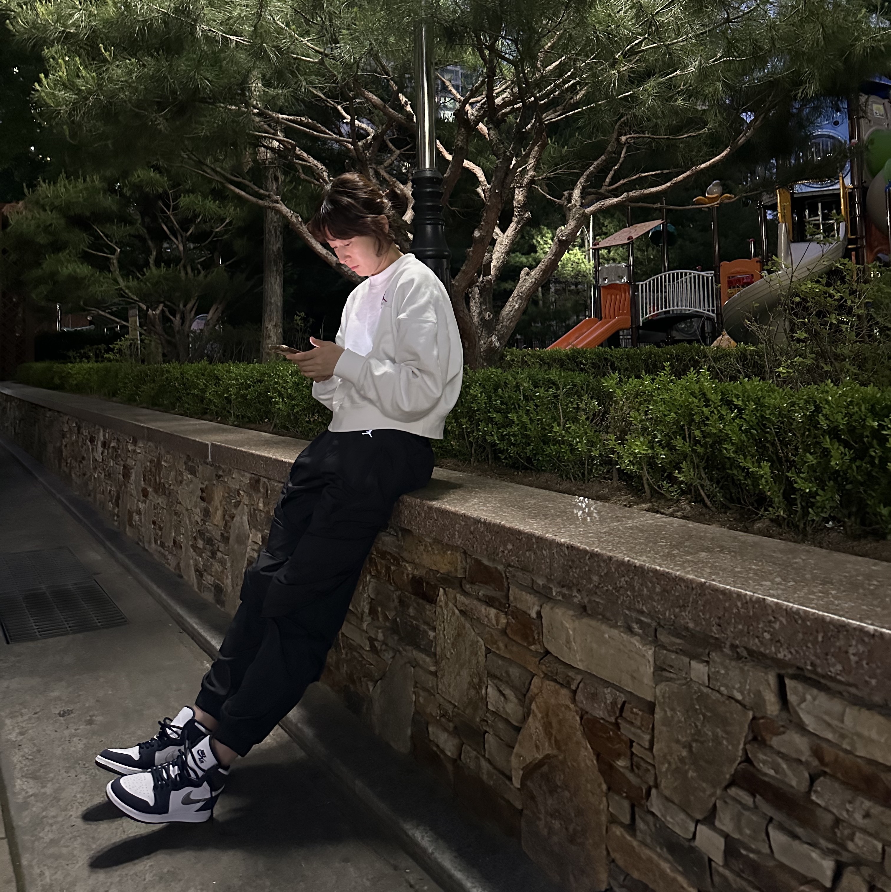(GS) Jordan 1 Retro High OG CO.JP Midnight Navy 착용 스타일 - 1