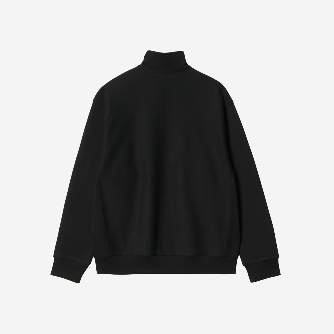 Carhartt WIP Half Zip American Script Sweatshirt Black 상세 이미지 2