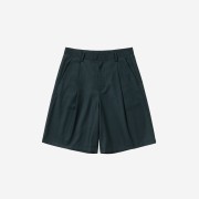 Millo Minimalist Bermuda Half Pants Pine Green