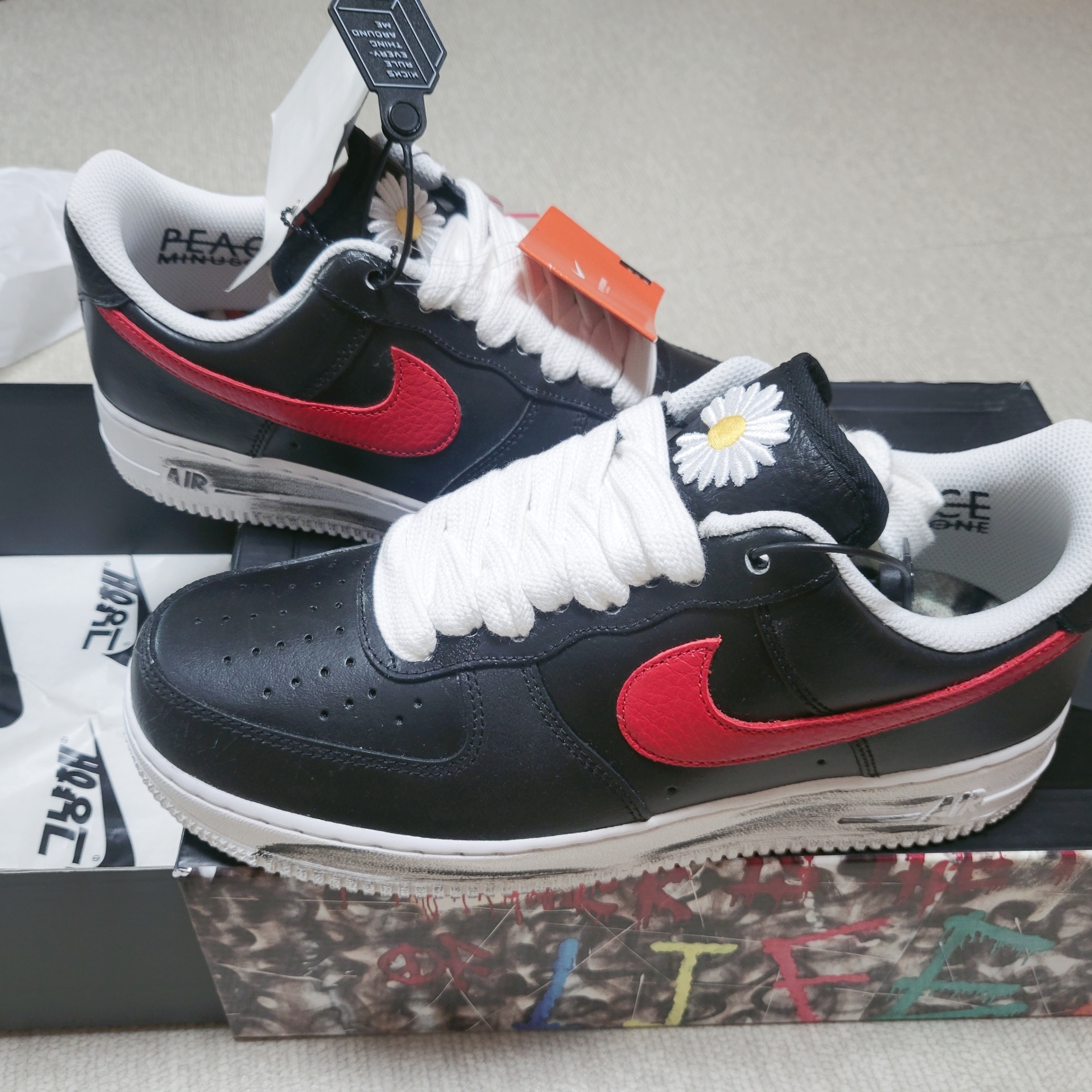 Nike x Peaceminusone Air Force 1 Low Para-Noise - Korea Exclusive 착용 스타일
