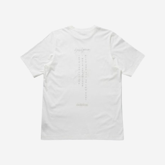 Y-3 커메머레이티브 숏슬리브 티셔츠 화이트