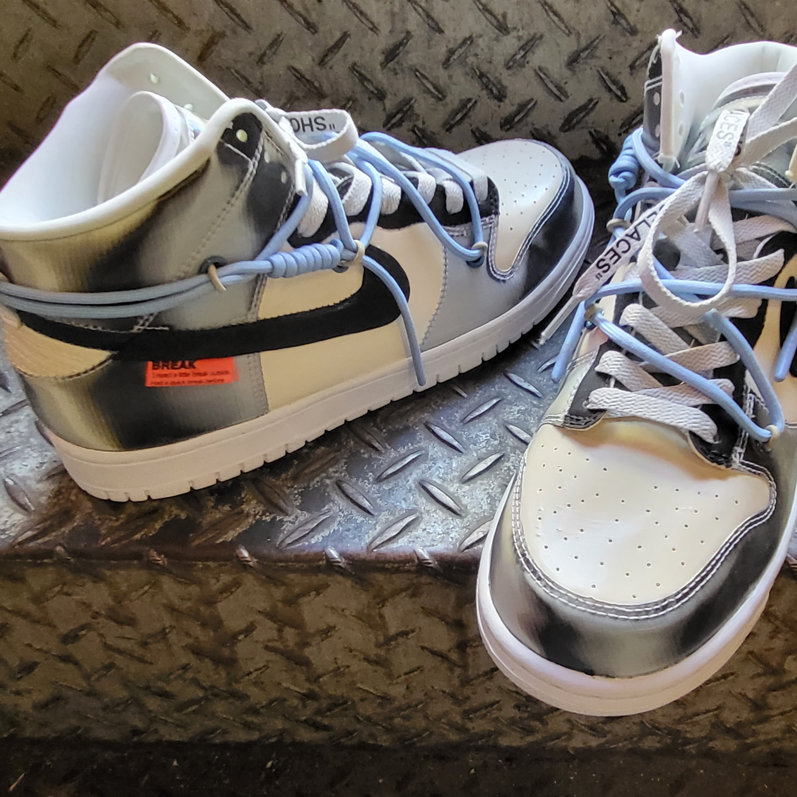 Nike x Clot Dunk High Flux 착용 스타일 - 3