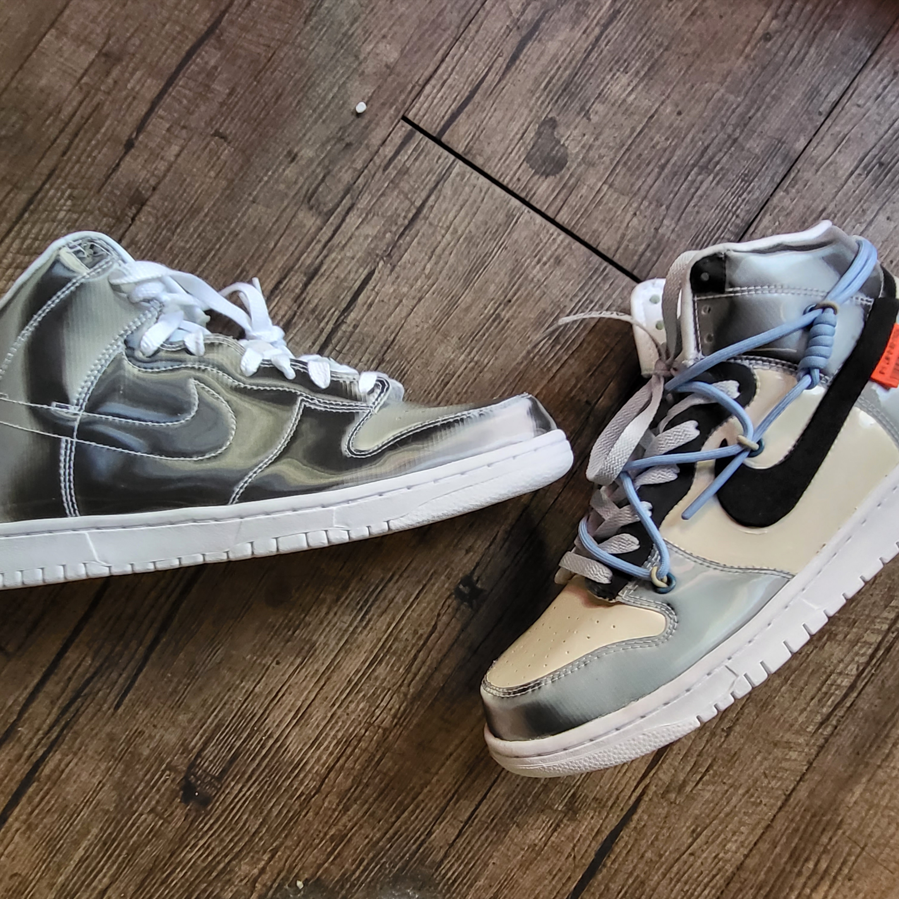 Nike x Clot Dunk High Flux 착용 스타일 - 1