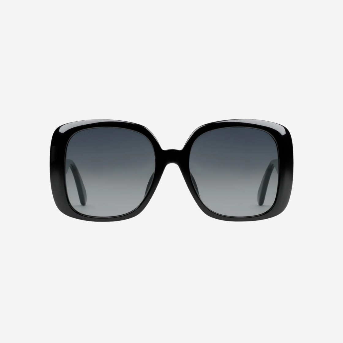 (W) Gucci Web Detail Special Fit Square Sunglasses Black 상세 이미지 1