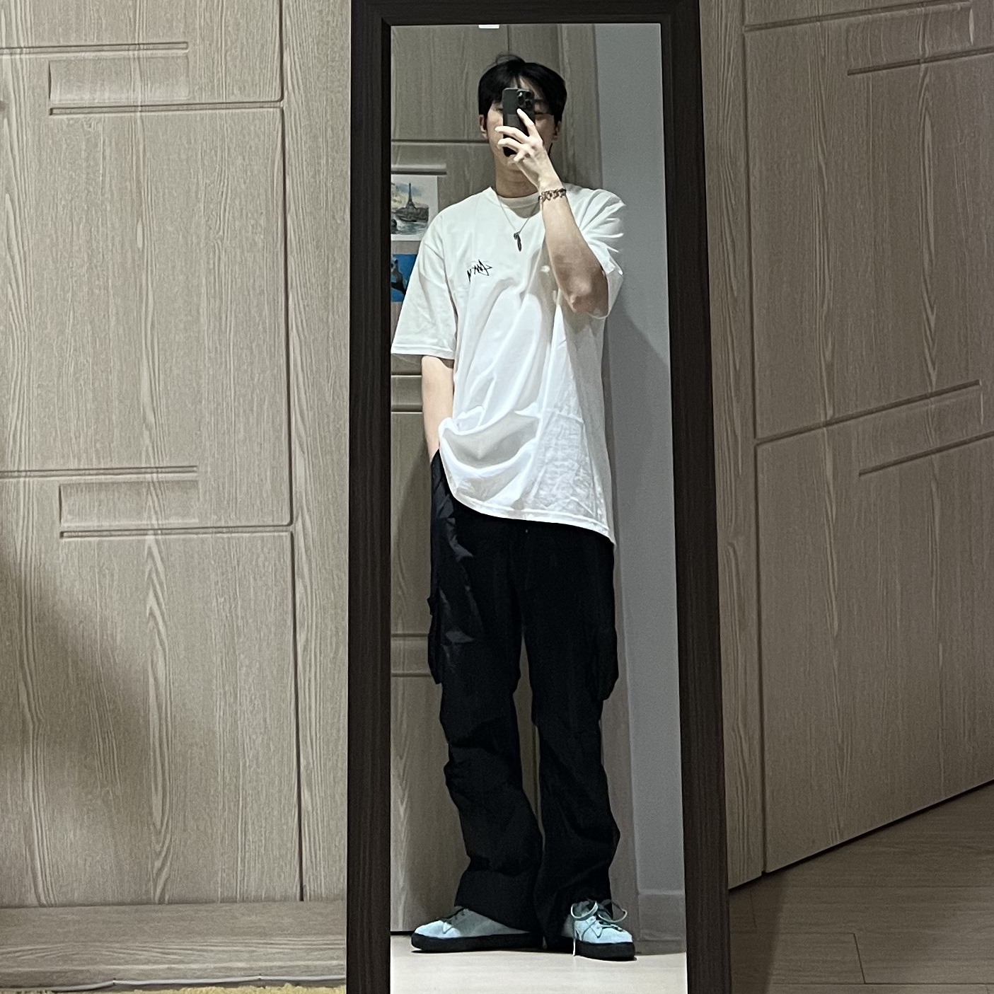 Puma x Butter Goods Suede VTG HS Mineral Blue 착용 스타일