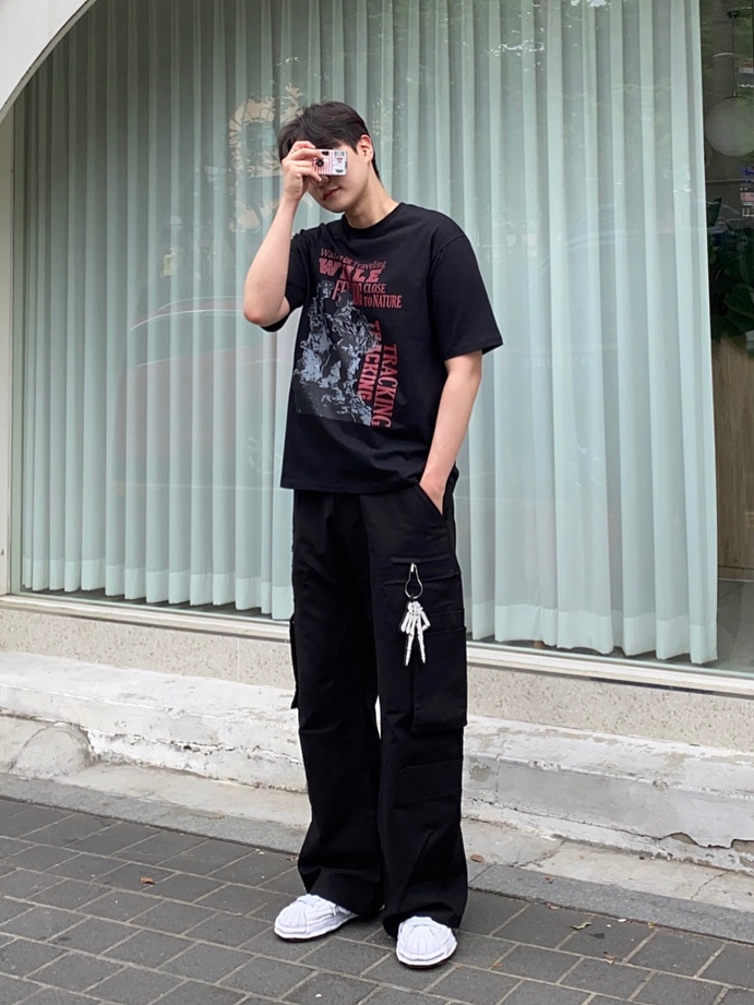 Maison Mihara Yasuhiro Blakey OG Sole Leather Low-top Sneakers White, Our Legacy Skeleton Key Holder Scissors 착용 스타일 - 1