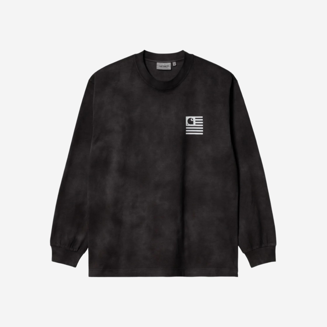 Carhartt WIP Chromo L/S Chase T-Shirt Black Chromo 상세 이미지 1