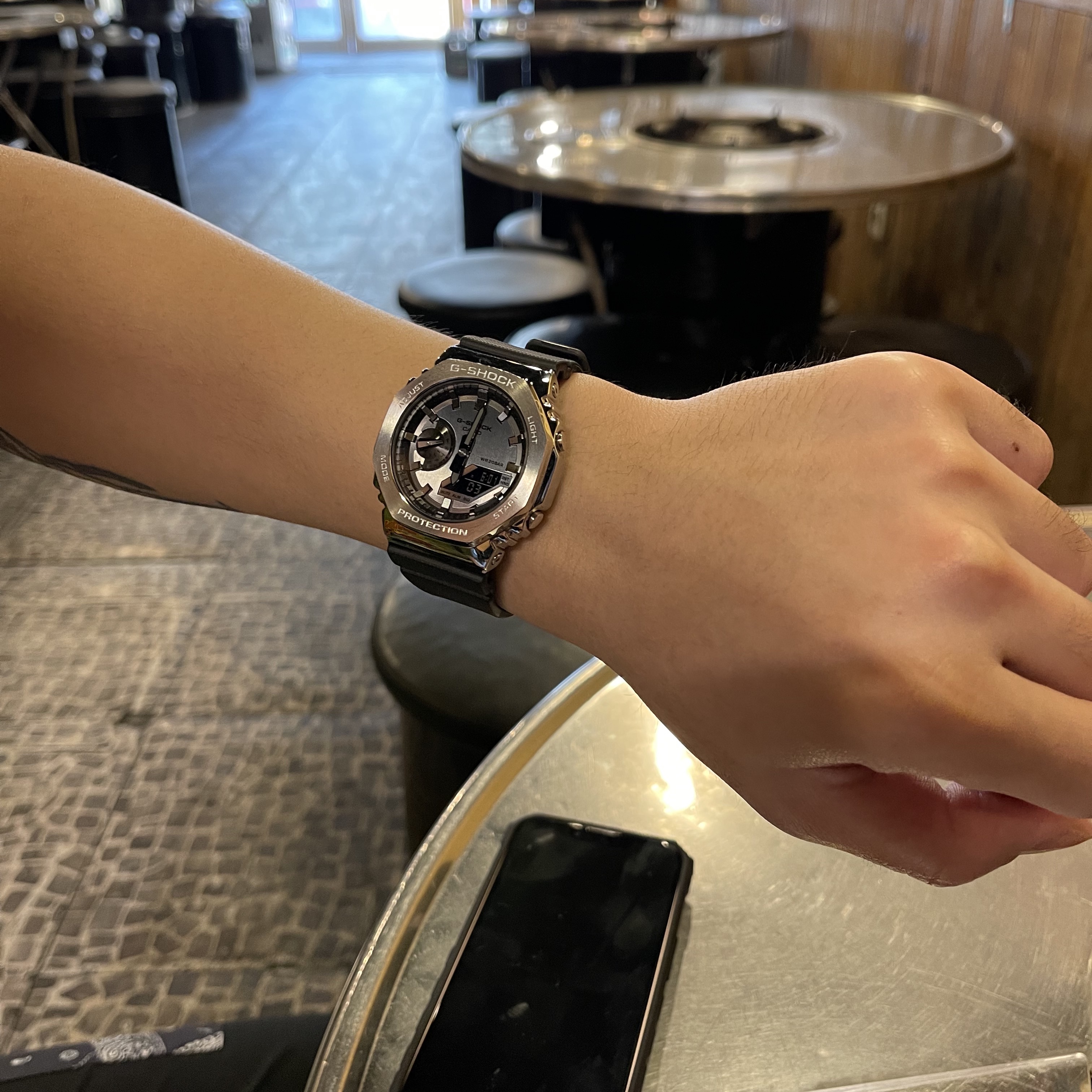 Casio G-Shock GM-2100-1A 착용 스타일 - 2
