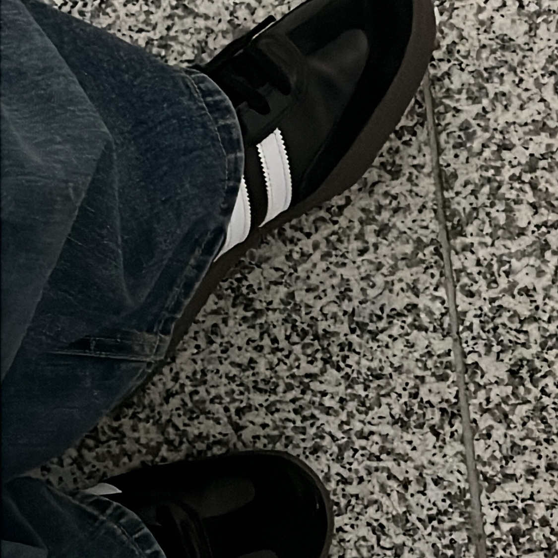 Adidas Samba ADV Black 착용 스타일 - 3