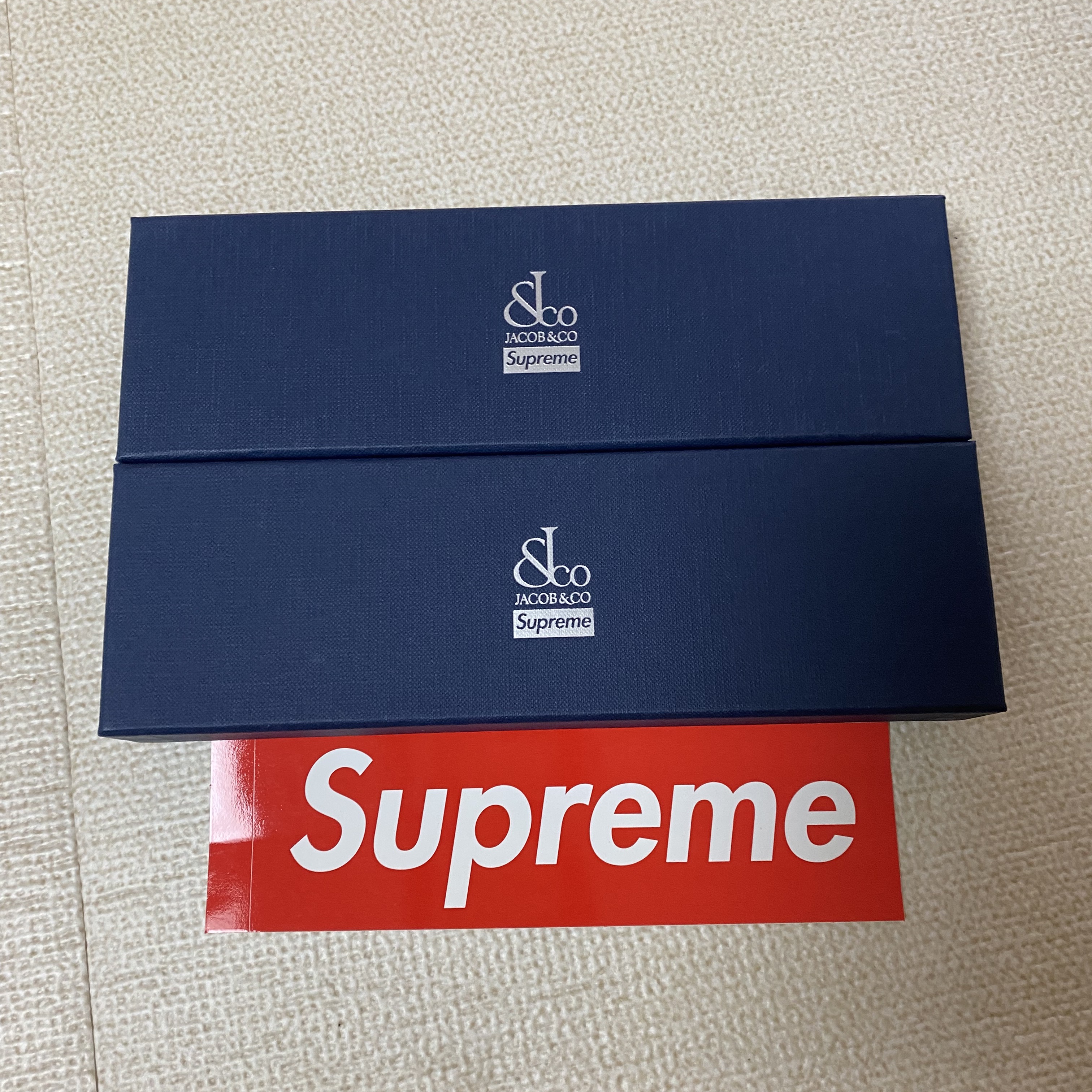 Supreme x Jacob & Co Logo Link Bracelet Sterling Silver - 23SS 착용 스타일