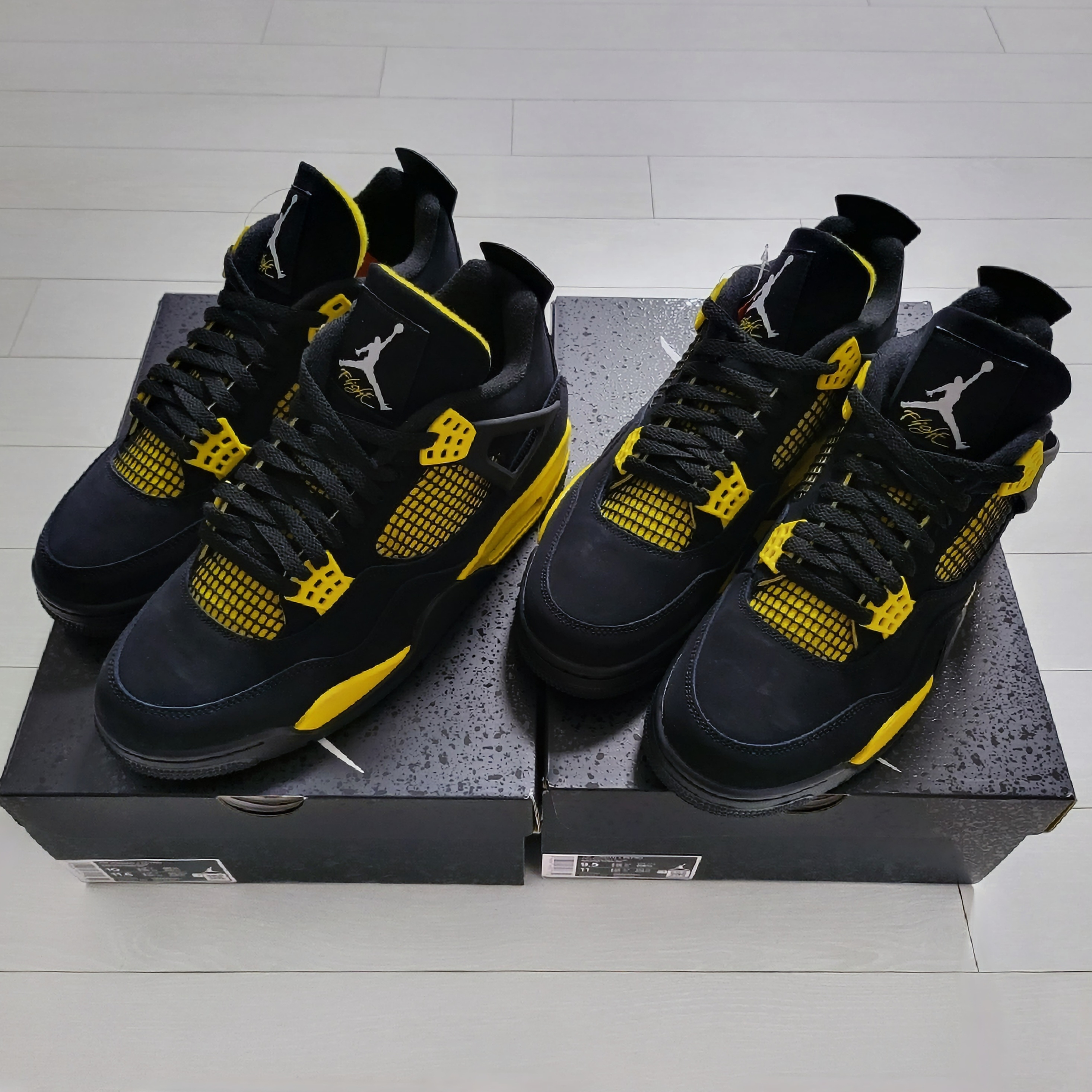 Jordan 4 Retro Thunder 2023 착용 스타일