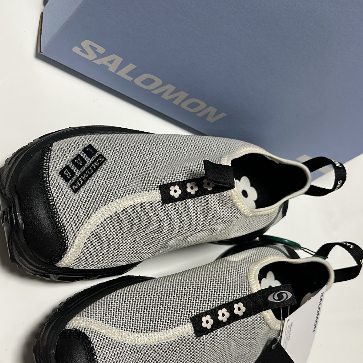 살로몬 x 샌디 리앙 RX 모크 3.0 블랙 화이트 착용 스타일 - 3