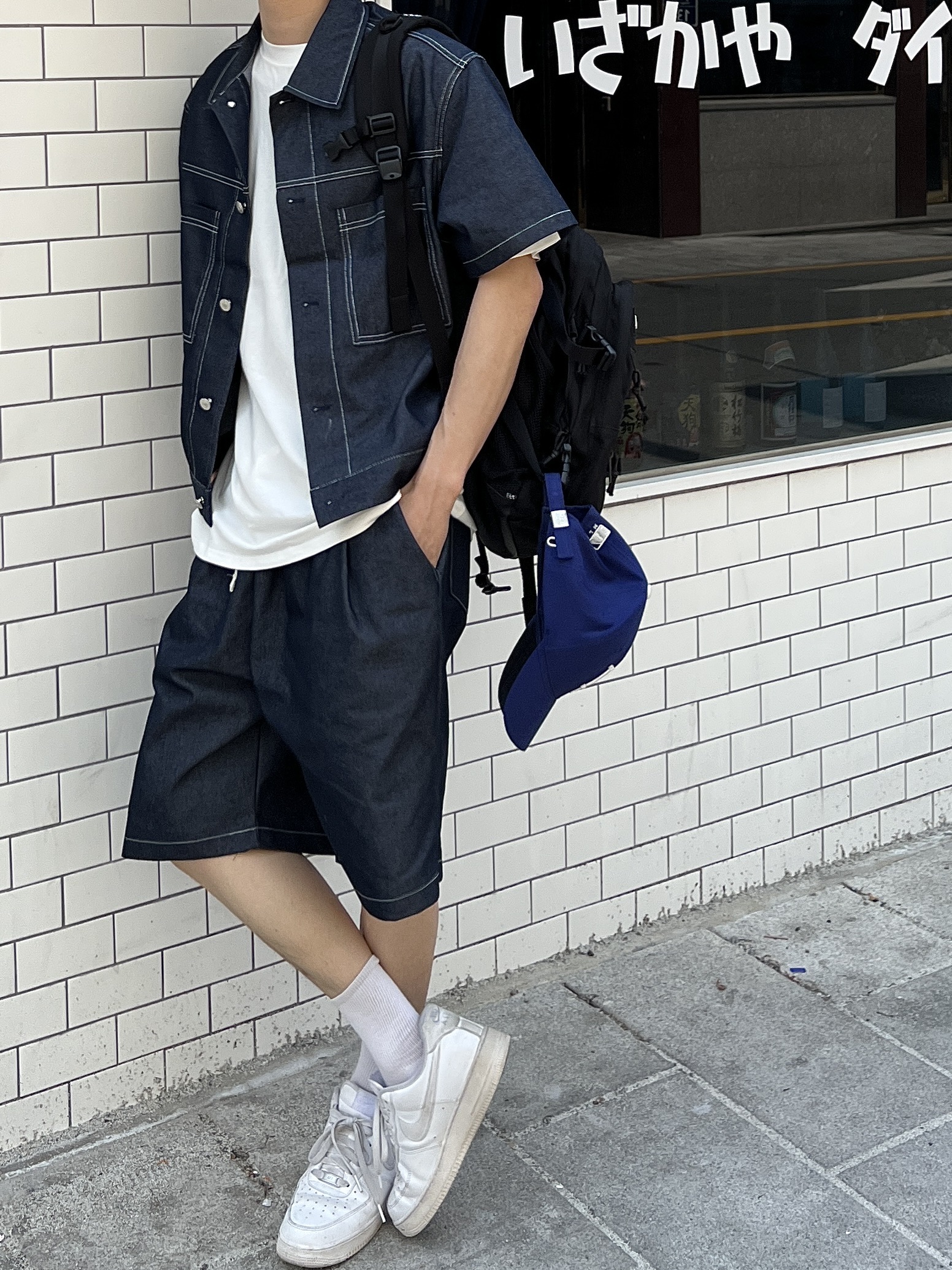 Nike Air Force 1 '07 Low White 착용 스타일 - 5