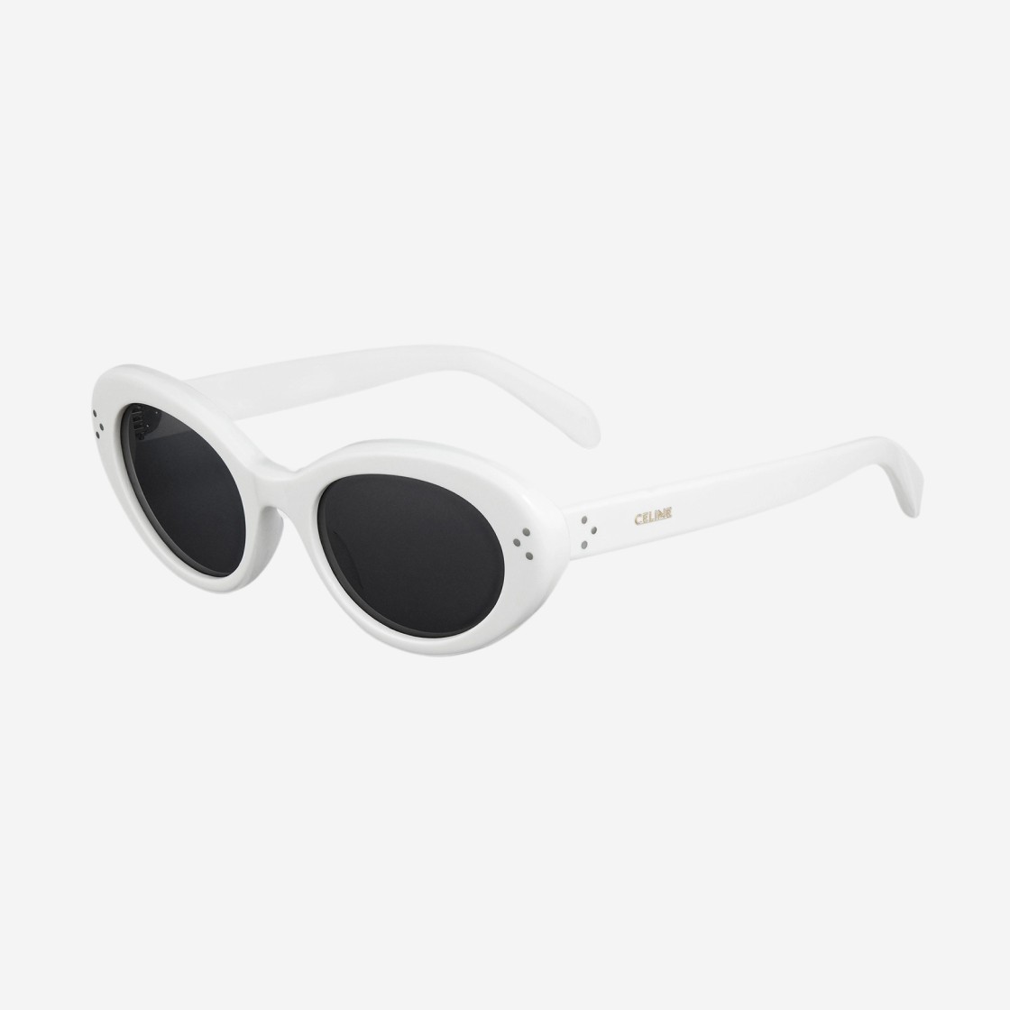 (W) Celine Cat Eye S193 Sunglasses in Acetate White 상세 이미지 2