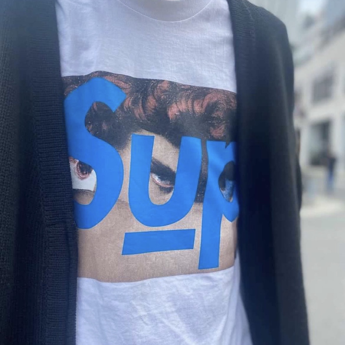 Supreme x Undercover Face T-Shirt White - 23SS 착용 스타일