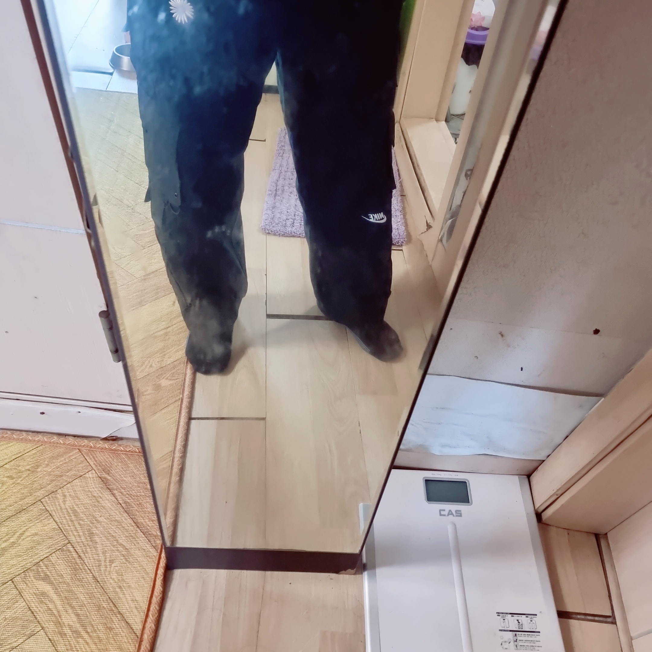 Nike x Peaceminusone Wide Pants Black (DR0096-010) 착용 스타일