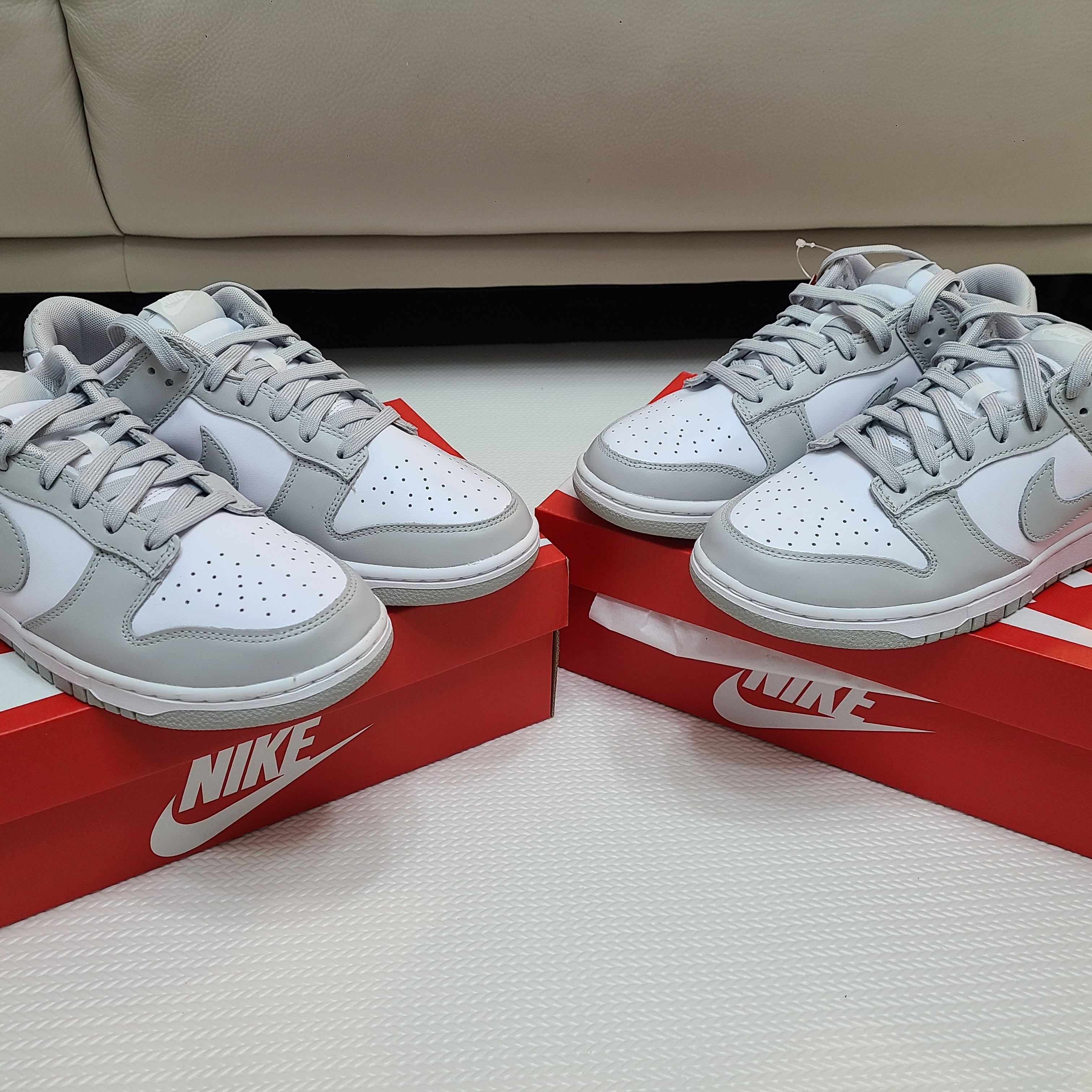Nike Dunk Low Retro Grey Fog 착용 스타일
