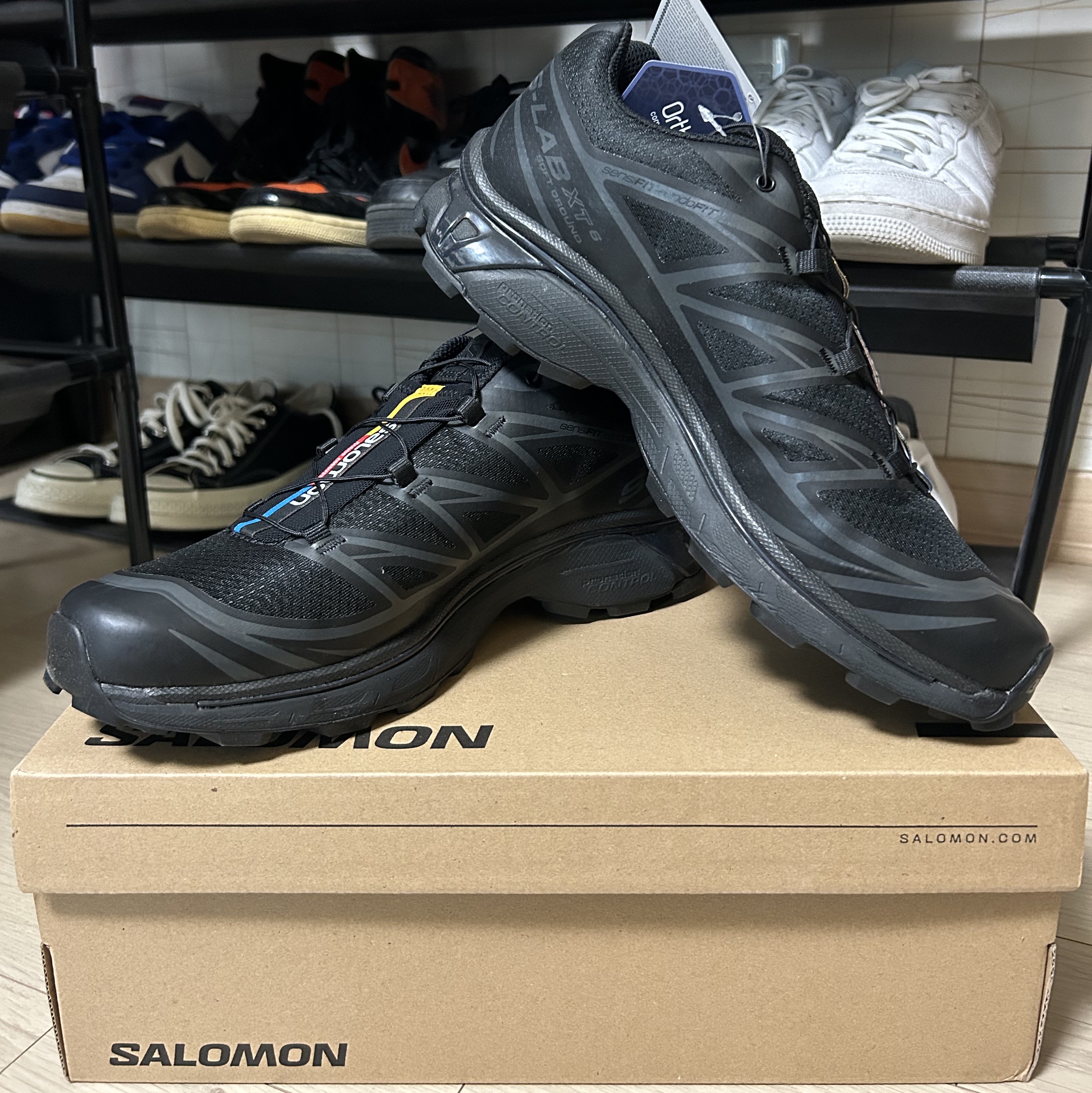 Salomon XT-6 ADV Black 착용 스타일