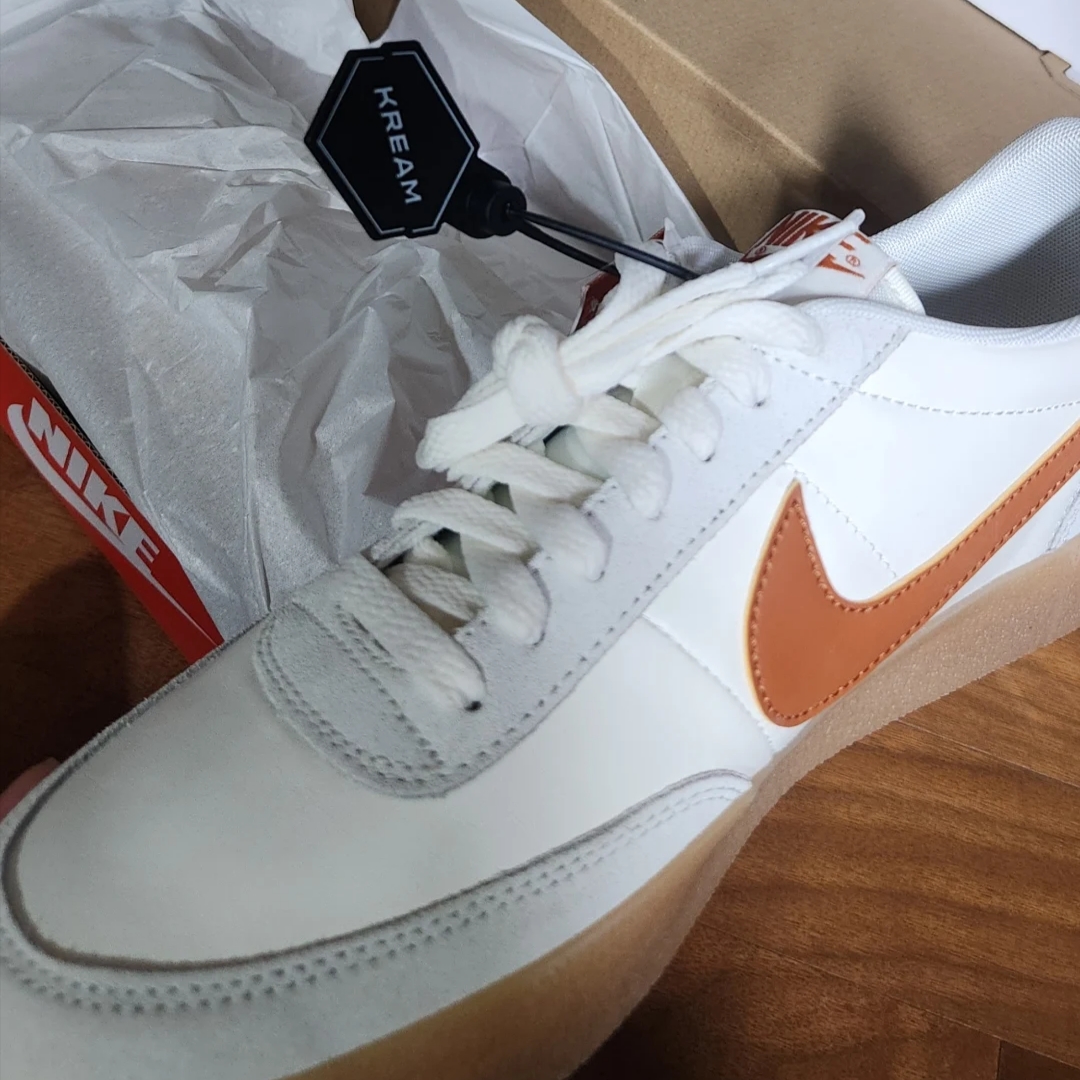 Nike Killshot 2 Leather Sail Desert Orange 착용 스타일 - 2