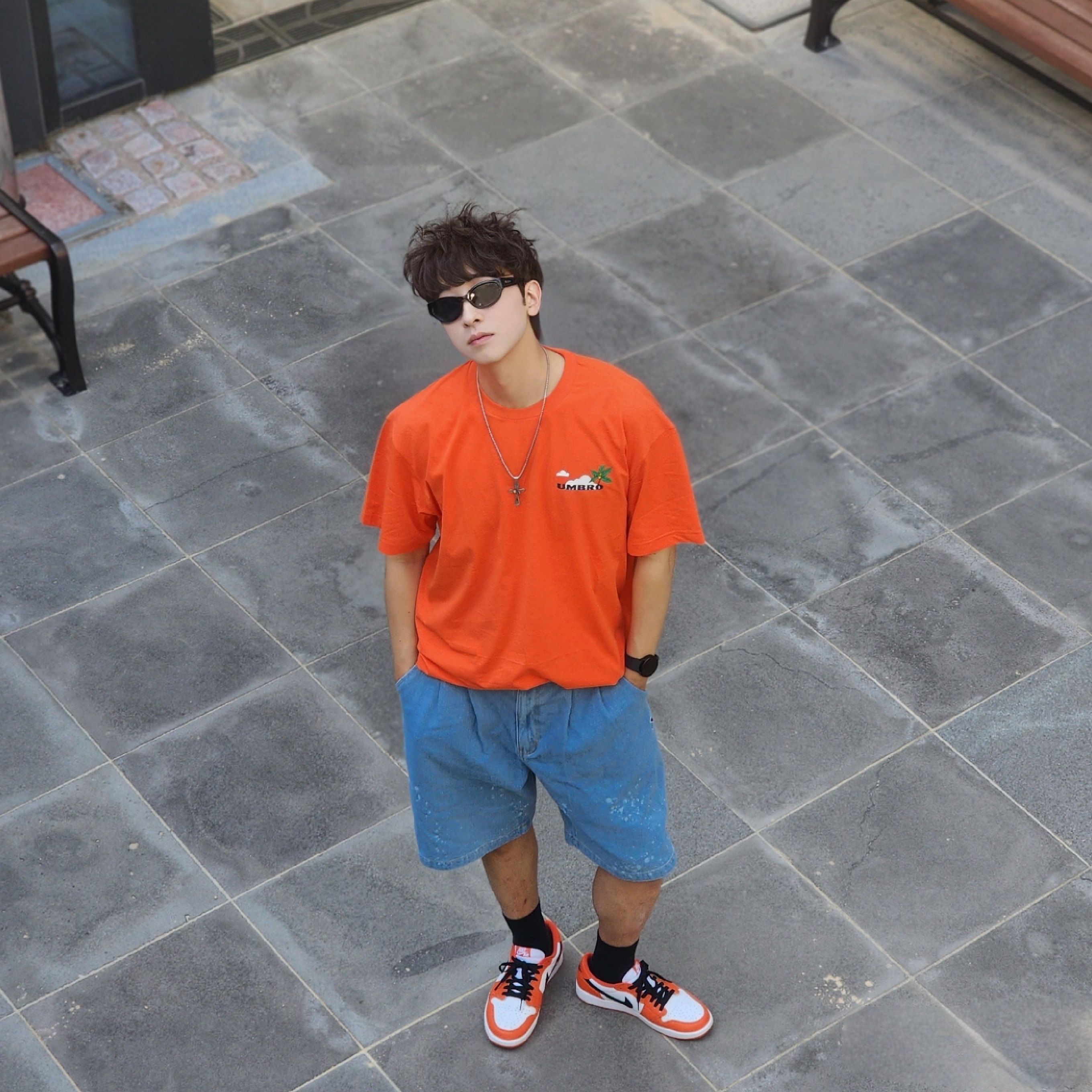 (W) 조던 1 로우 OG 스타피쉬, 조던 1 로우 OG 스타피쉬 착용 스타일 - 1