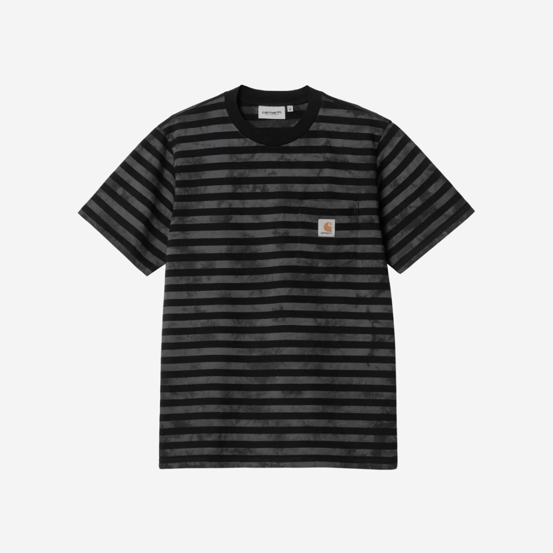 Carhartt WIP Scotty Stripe Chromo Pocket T-Shirt Black Chromo 상세 이미지 1