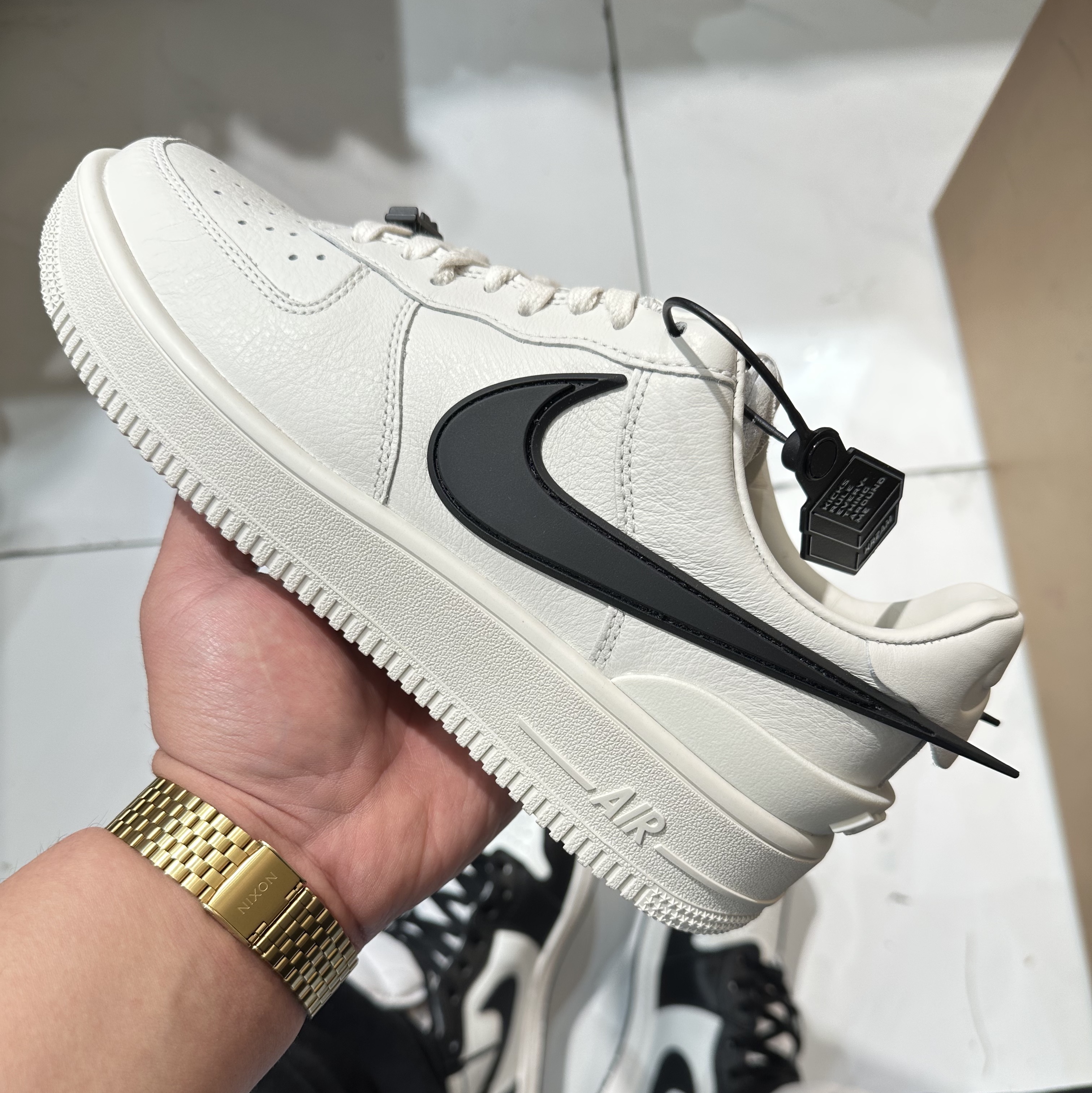 Nike x Ambush Air Force 1 Low SP Phantom 착용 스타일