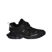 Balenciaga Track Sneakers Black Fur