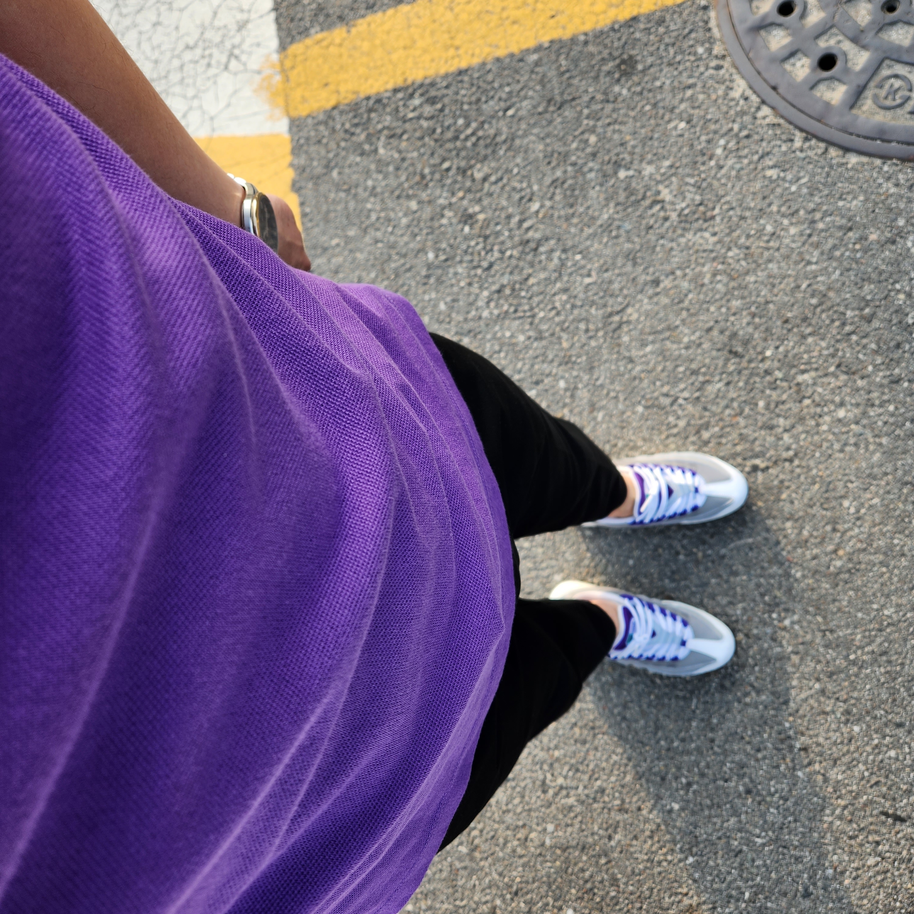 (W) Nike Air Max 95 Grape 2018 착용 스타일